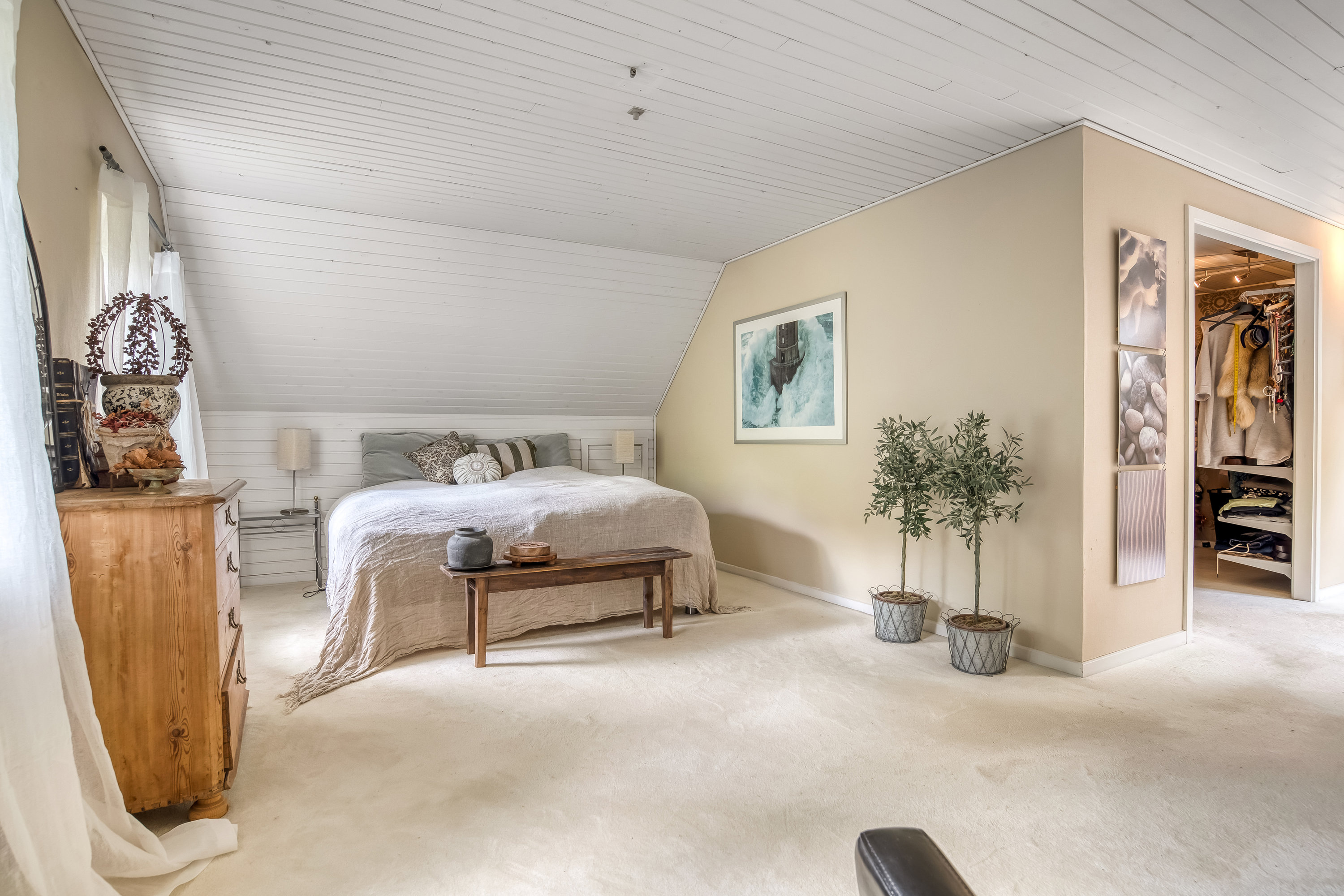 Fremhævet soveværelse billede i fuldskærmstilstand. Billede af Egebjergvej 32B, Vridsted, 7800 Skive