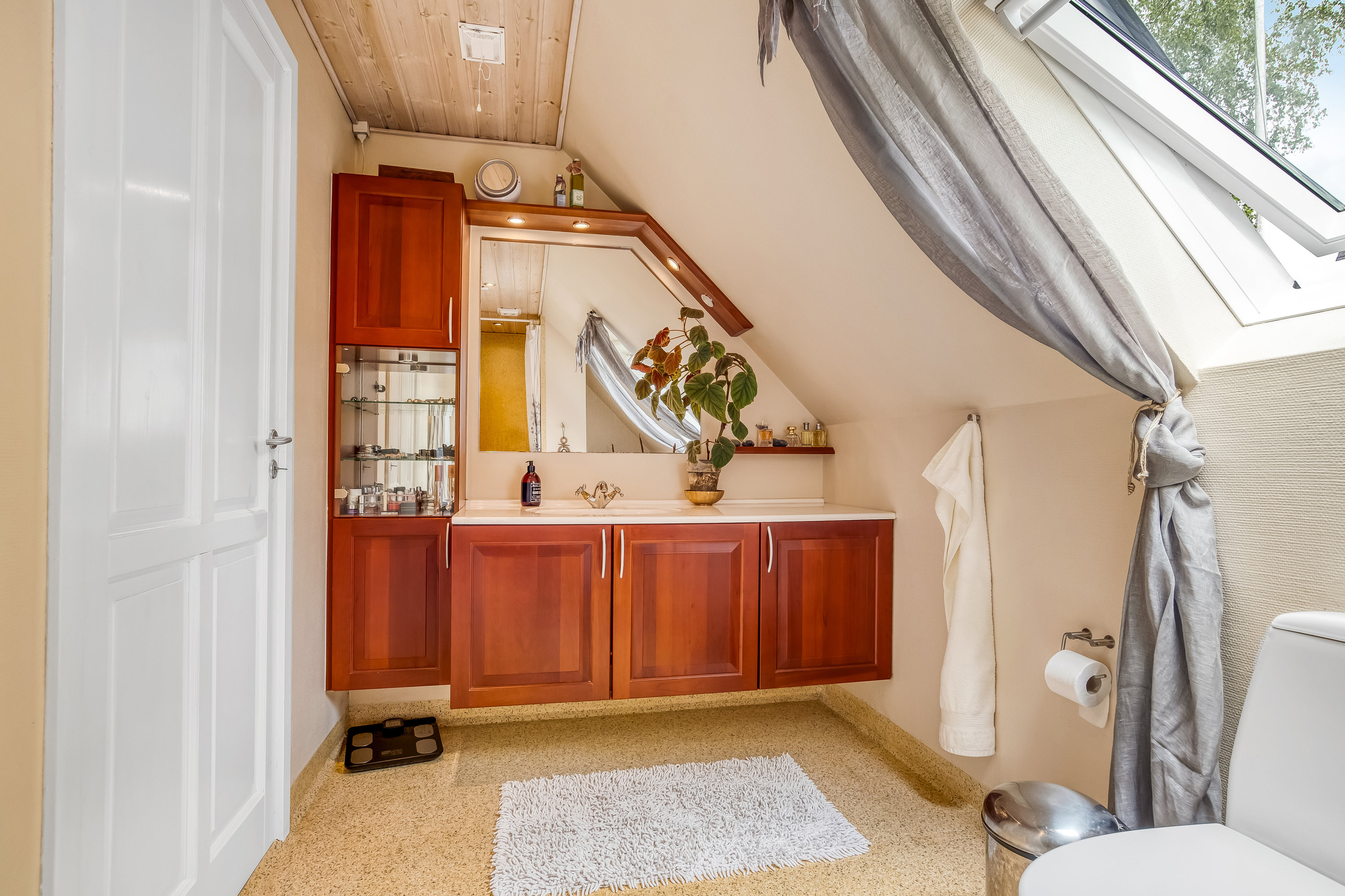 Fremhævet badeværelse billede i fuldskærmstilstand. Billede af Egebjergvej 32B, Vridsted, 7800 Skive