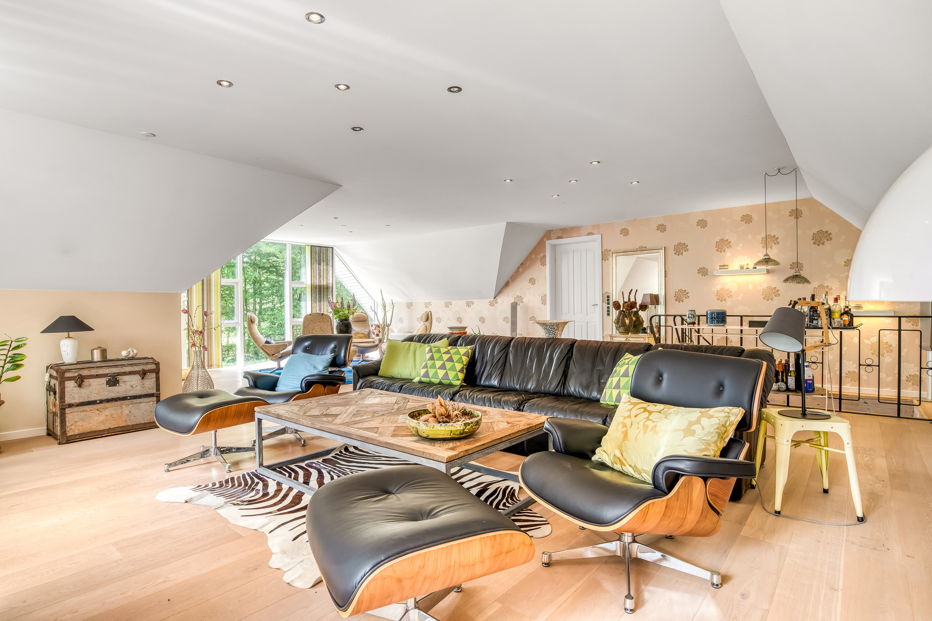 Fremhævet stue billede i fuldskærmstilstand. Billede af Egebjergvej 32B, Vridsted, 7800 Skive