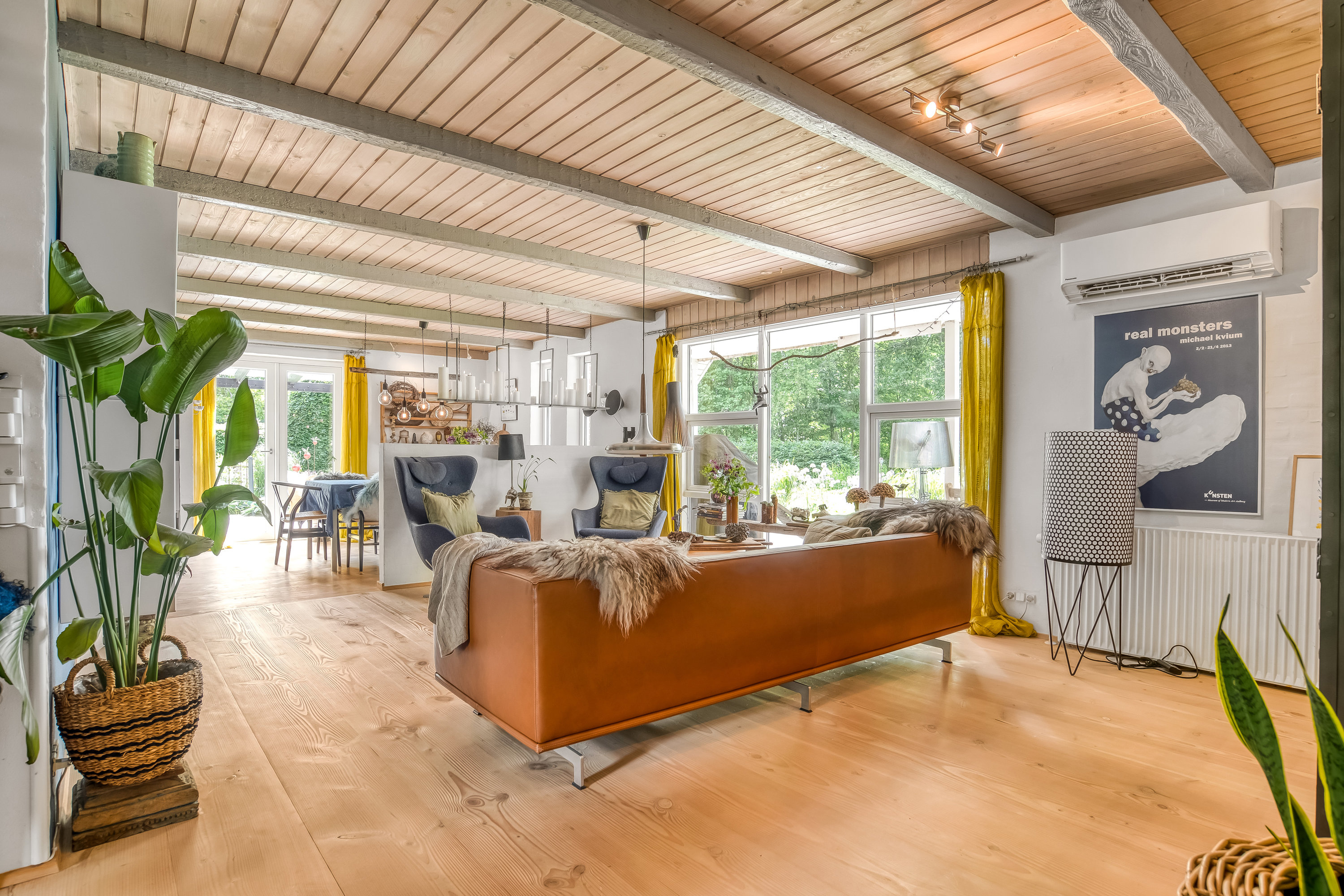 Fremhævet stue billede i fuldskærmstilstand. Billede af Egebjergvej 32B, Vridsted, 7800 Skive