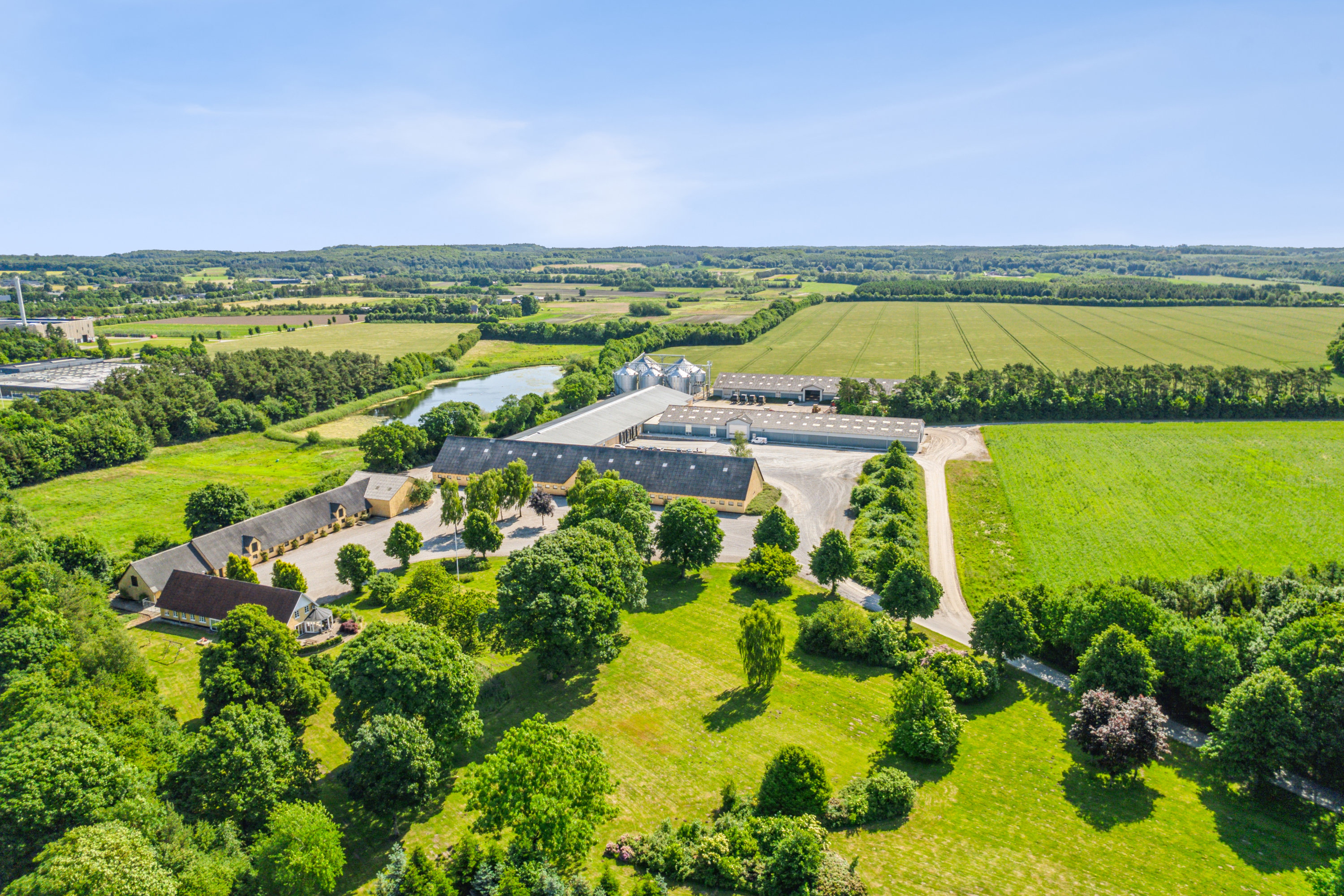 Fremhævet  billede i fuldskærmstilstand. Billede af Århusvej 23A, Auning Mark, 8963 Auning