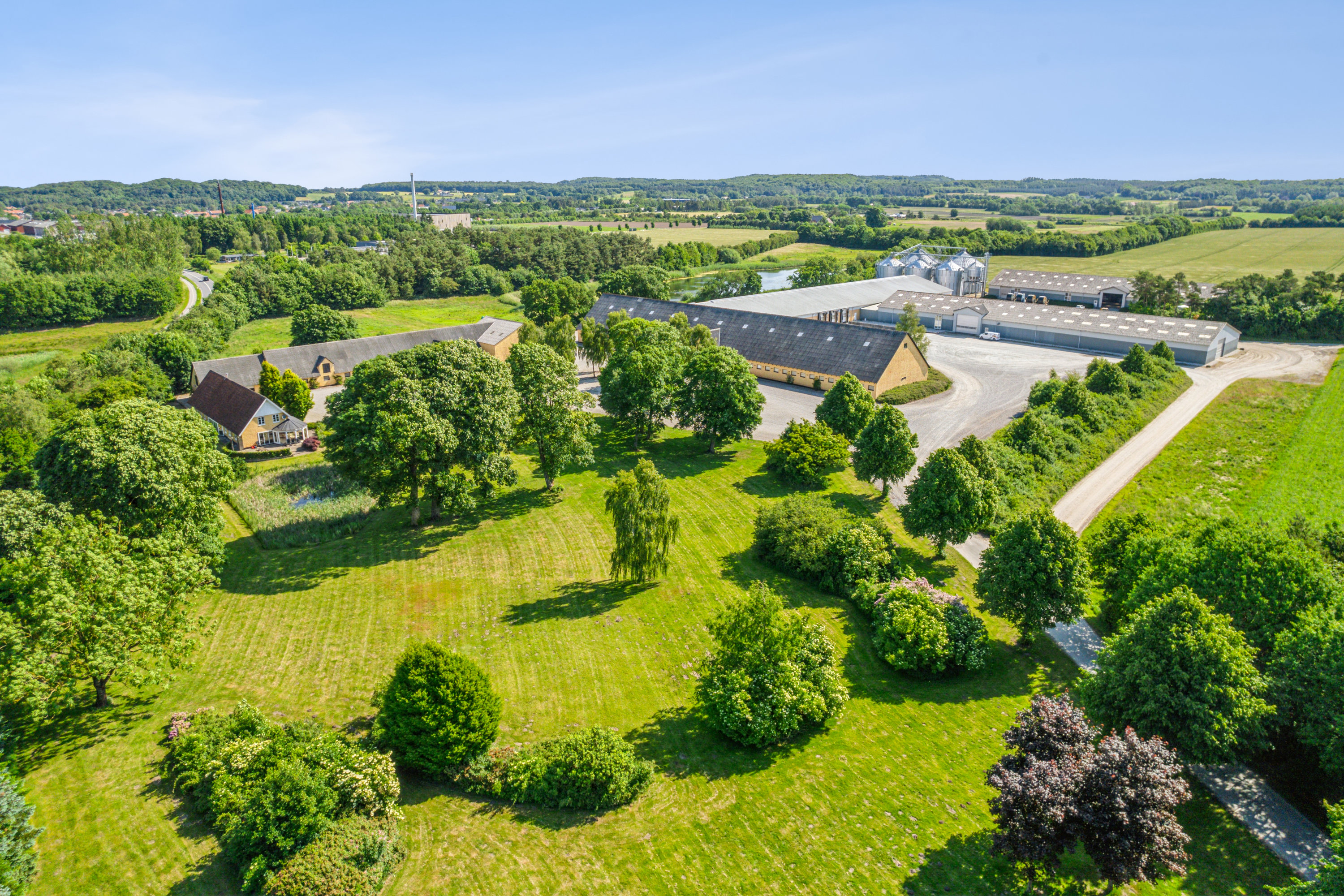 Fremhævet  billede i fuldskærmstilstand. Billede af Århusvej 23A, Auning Mark, 8963 Auning