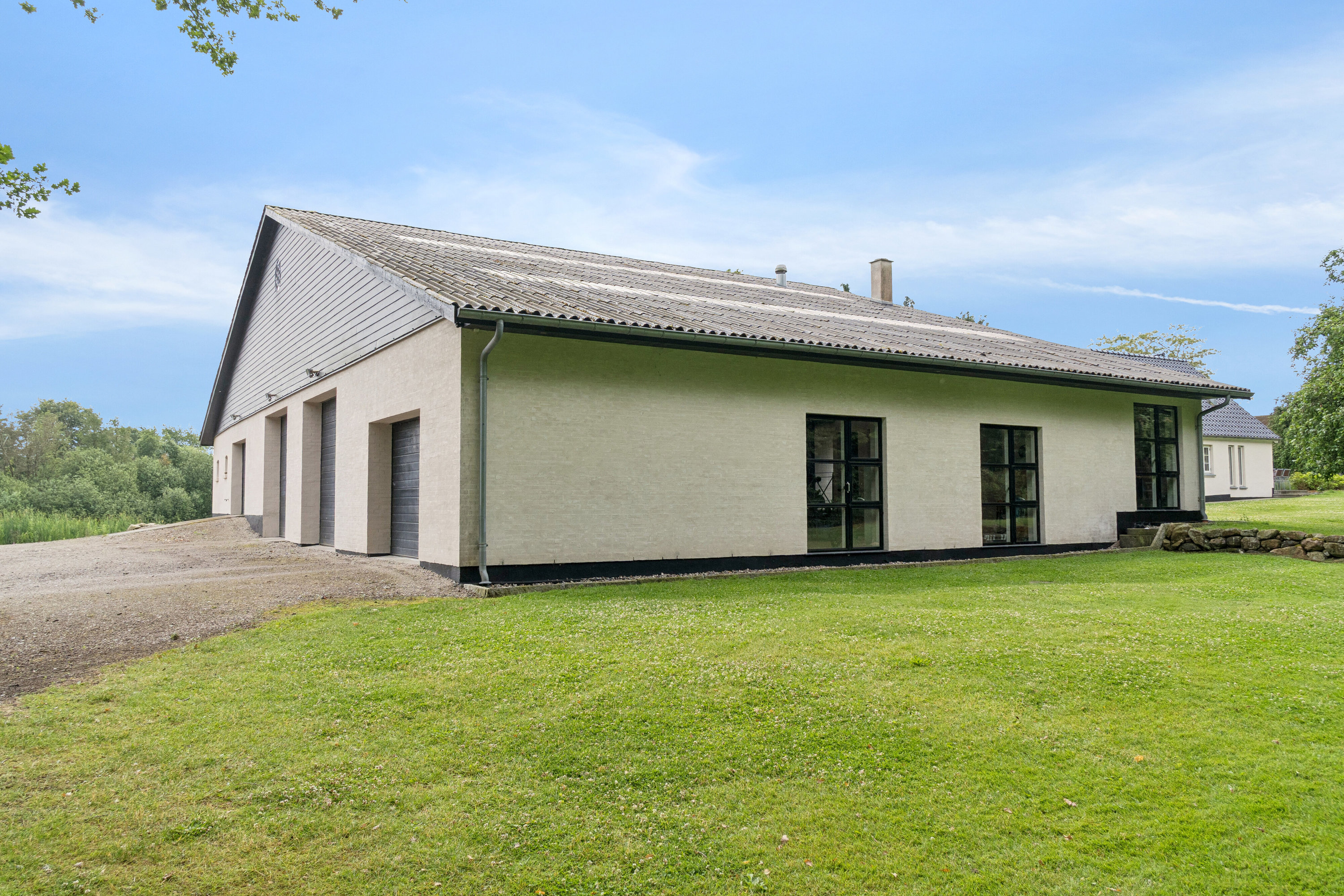 Fremhævet set fra haven billede i fuldskærmstilstand. Billede af Svanningehuse 30, Diernæs, 5600 Faaborg