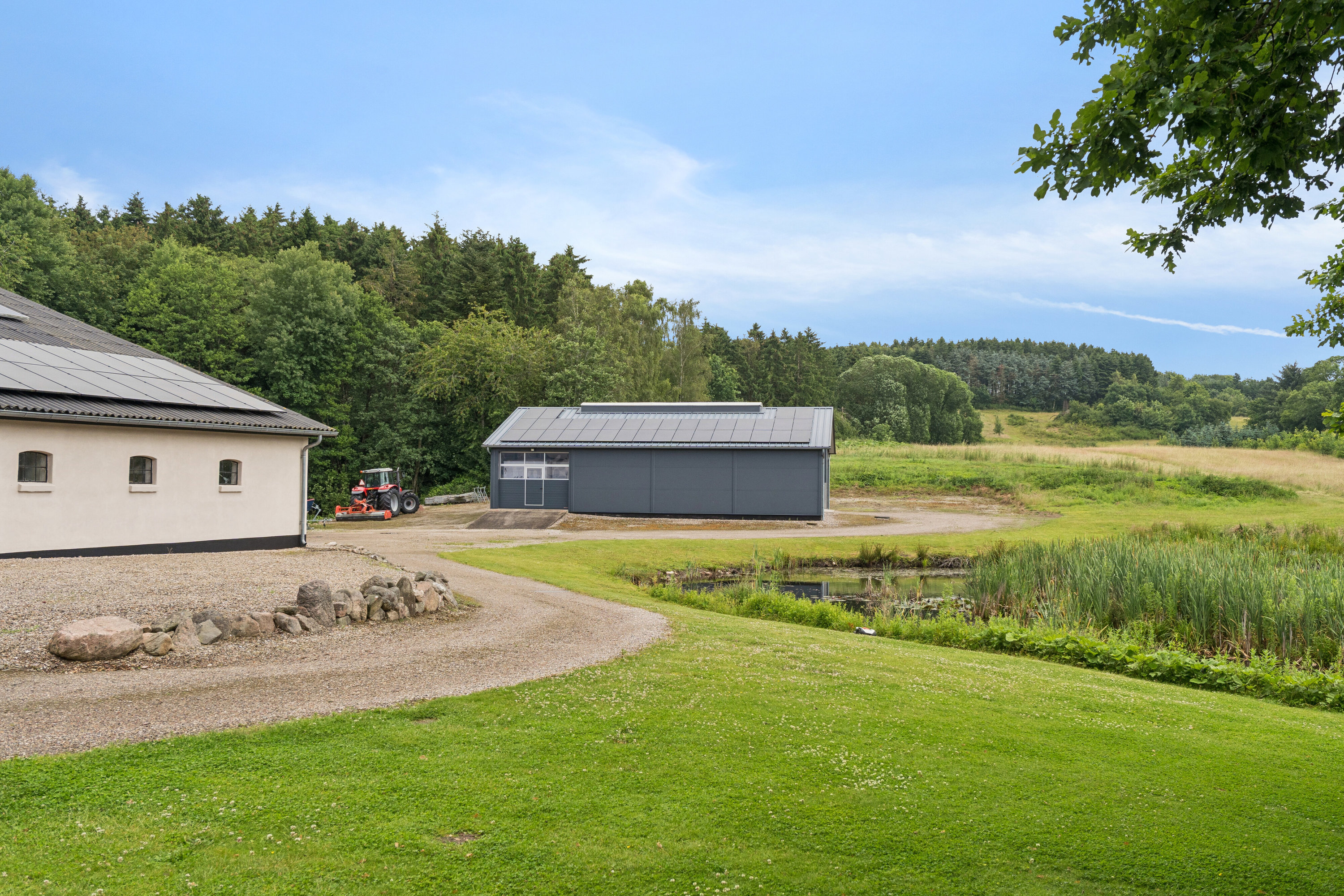Fremhævet set fra haven billede i fuldskærmstilstand. Billede af Svanningehuse 30, Diernæs, 5600 Faaborg