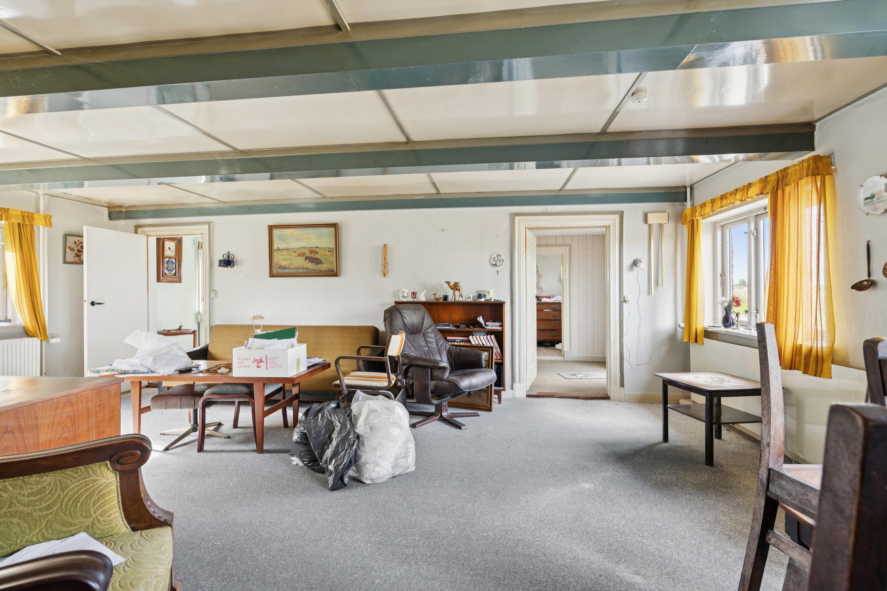 Fremhævet stue billede i fuldskærmstilstand. Billede af Kirstinebjergvej 27, Årslev, 5792 Årslev