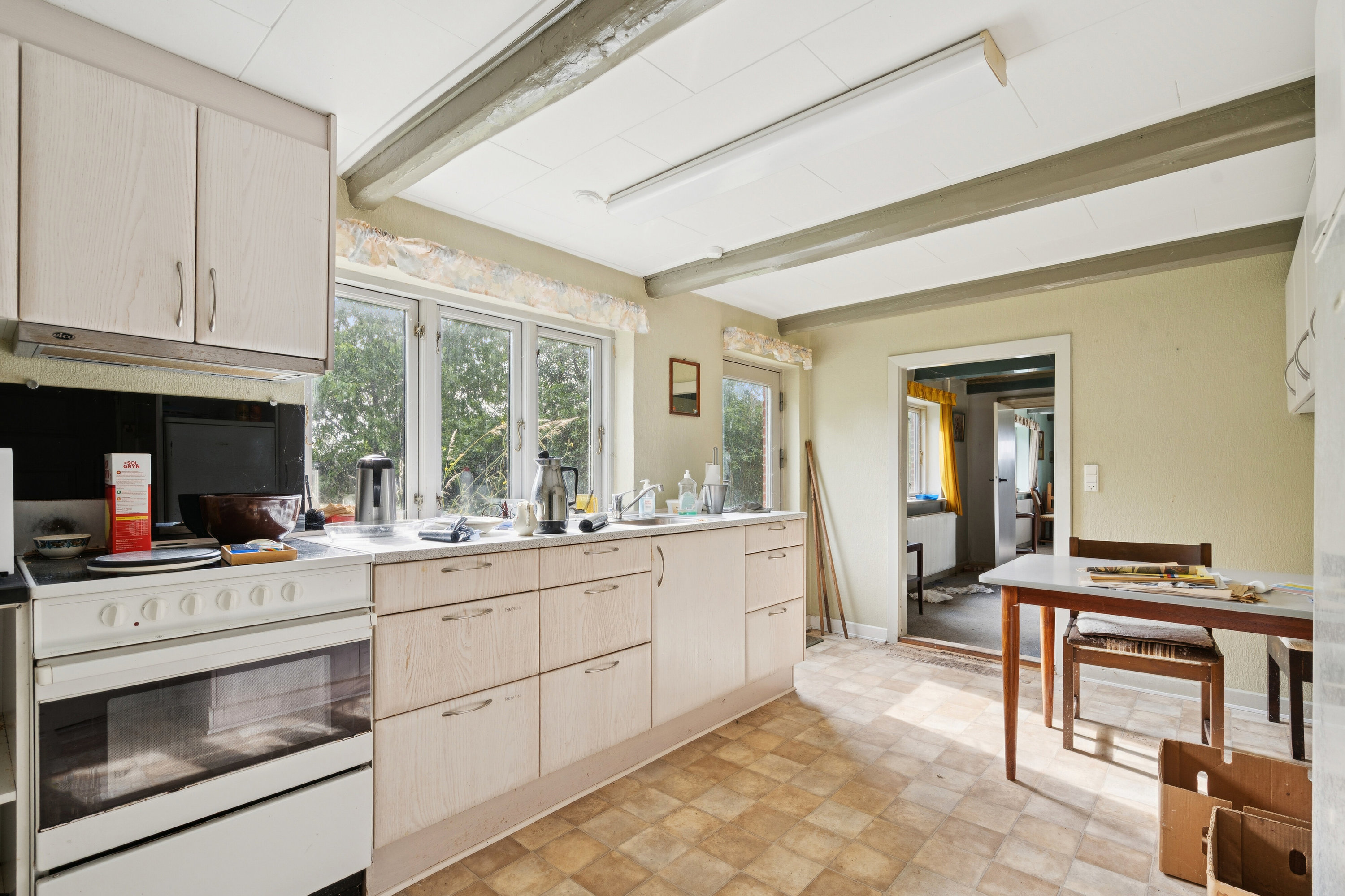 Fremhævet køkken billede i fuldskærmstilstand. Billede af Kirstinebjergvej 27, Årslev, 5792 Årslev