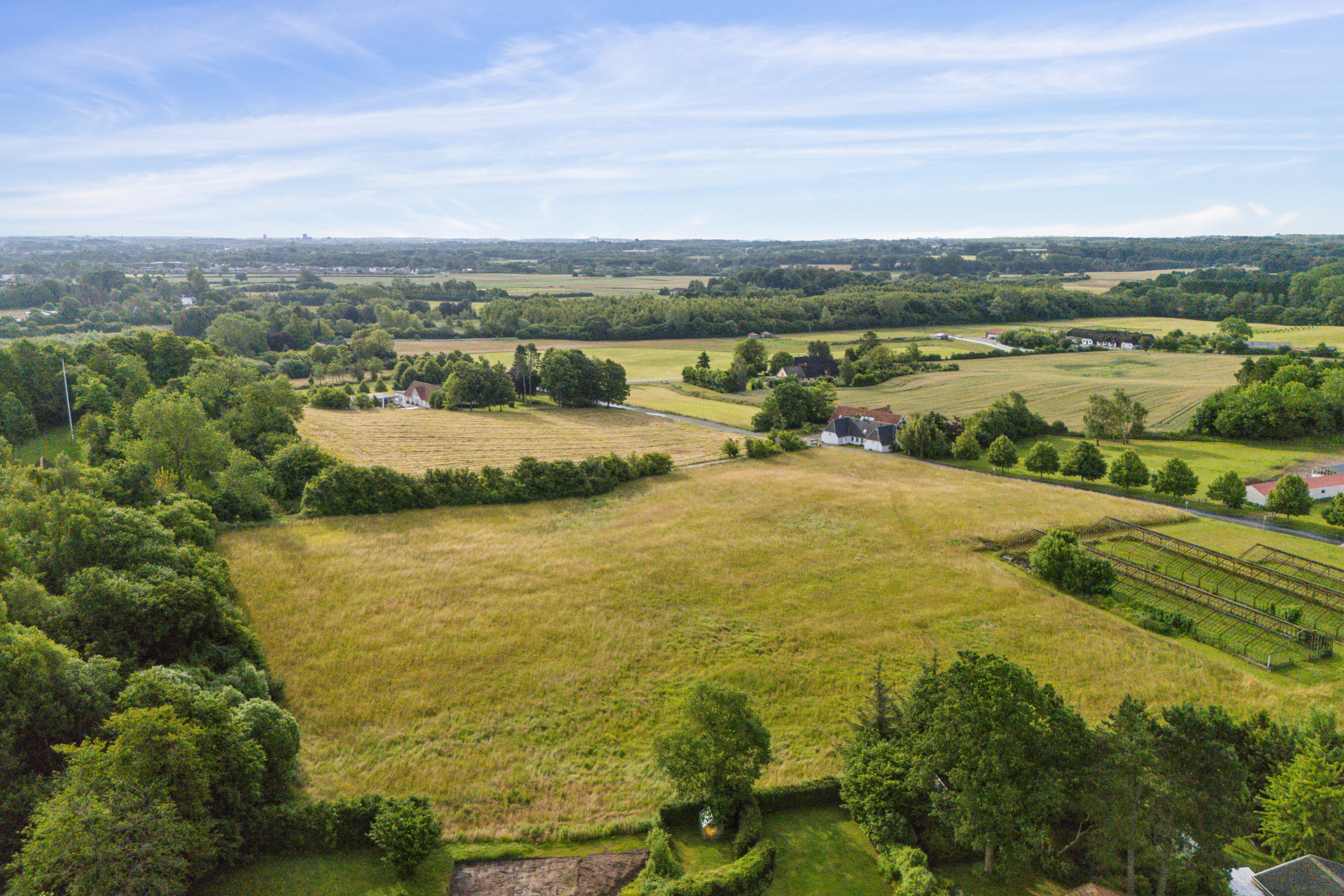 Fremhævet luftfoto billede i fuldskærmstilstand. Billede af Tyrsbjergvej 67, Villestofte, 5210 Odense NV