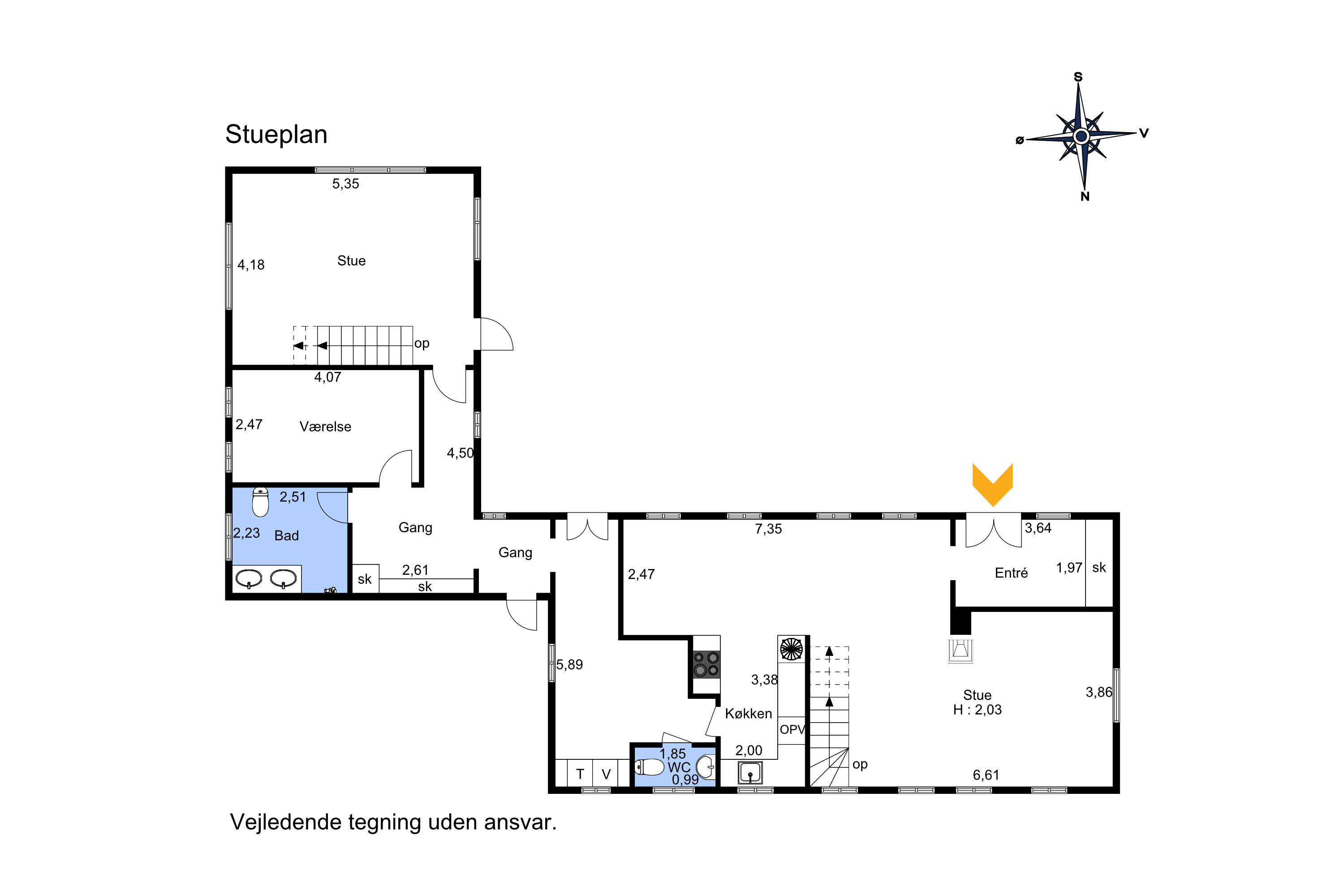 Plantegninger billede af Krattetvej 5, 9300 Sæby