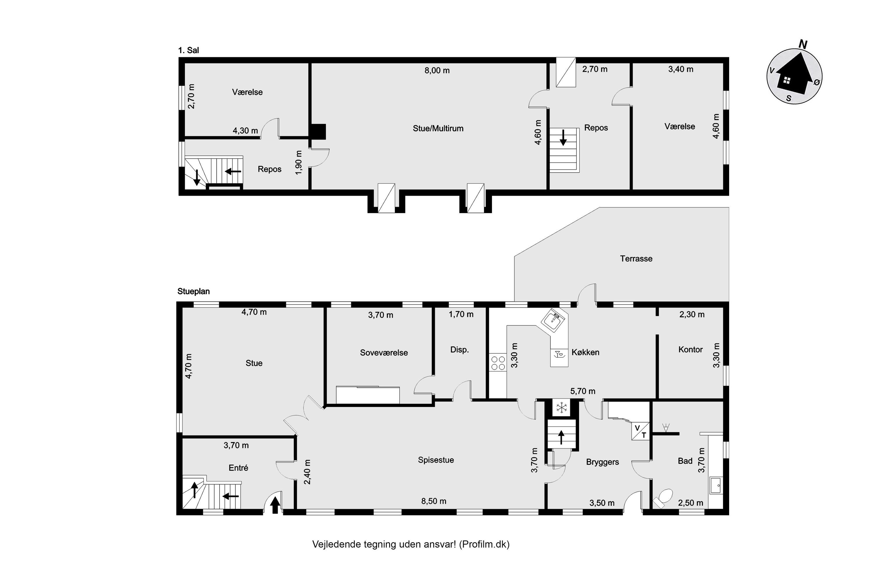 Plantegninger billede af Kærvej 31, Bøvling, 7650 Bøvlingbjerg