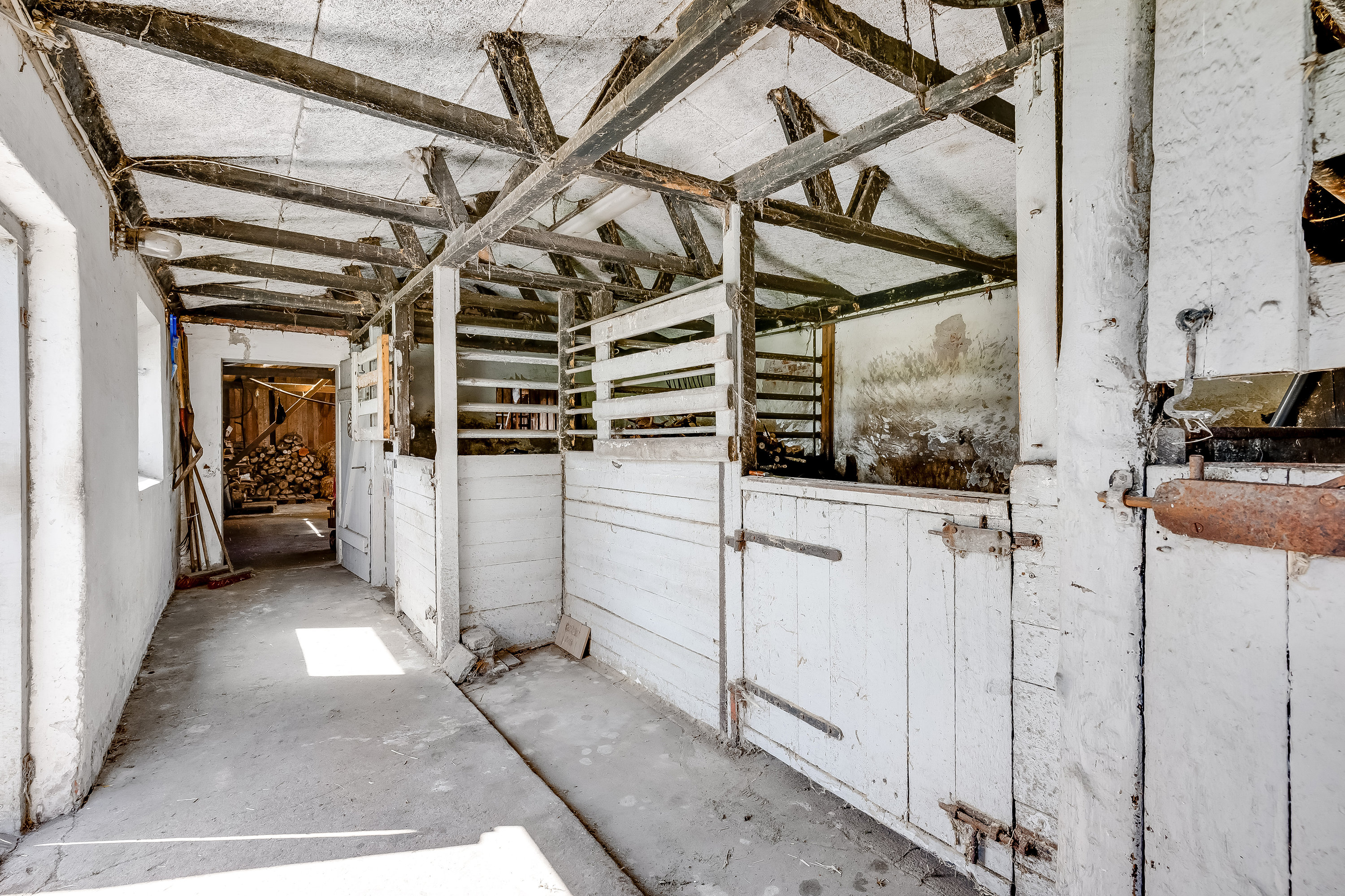 Fremhævet stald billede i fuldskærmstilstand. Billede af Mosebyvej 34, 7500 Holstebro