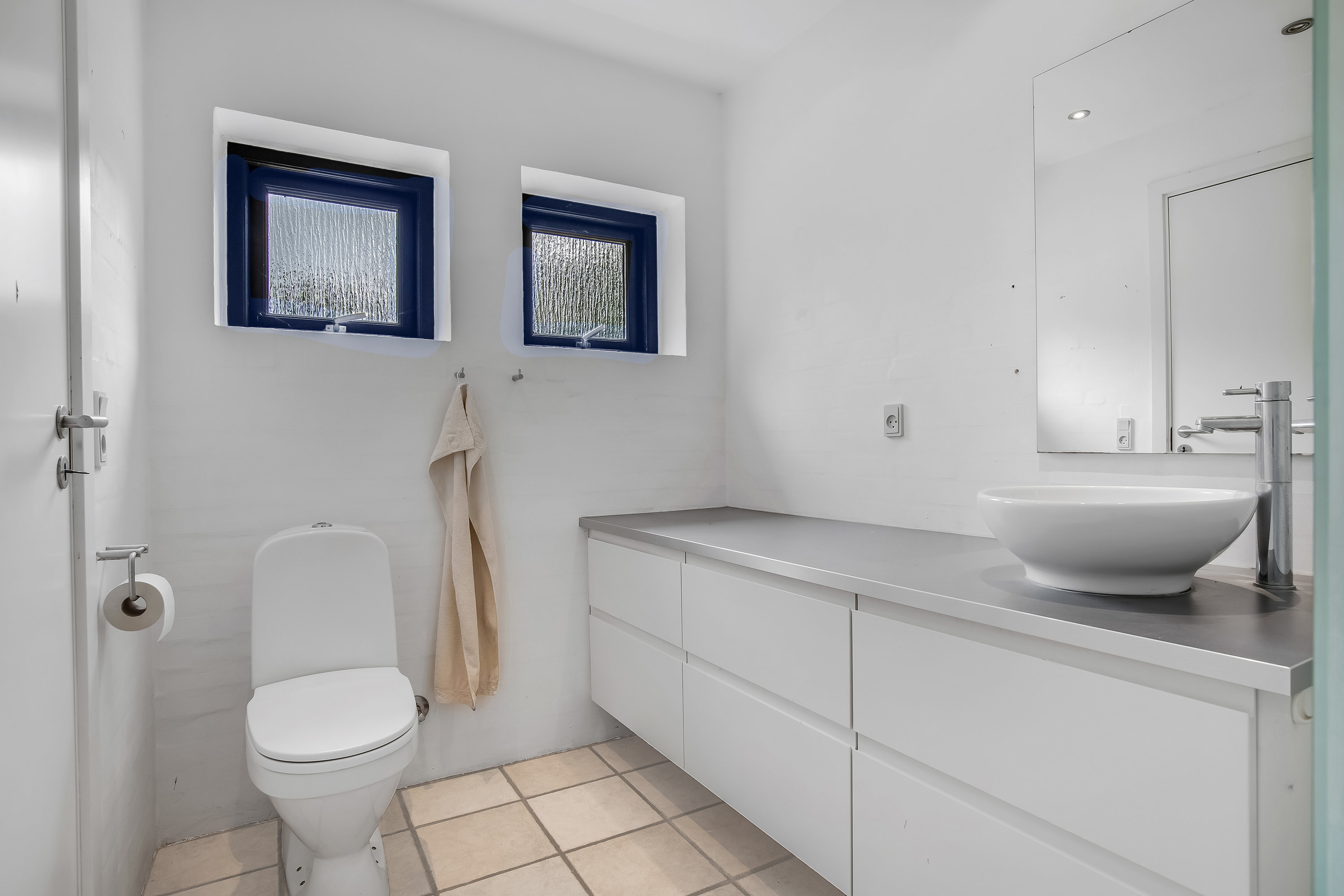 Fremhævet badeværelse billede i fuldskærmstilstand. Billede af Holstebrovej 27, Handbjerg, 7830 Vinderup