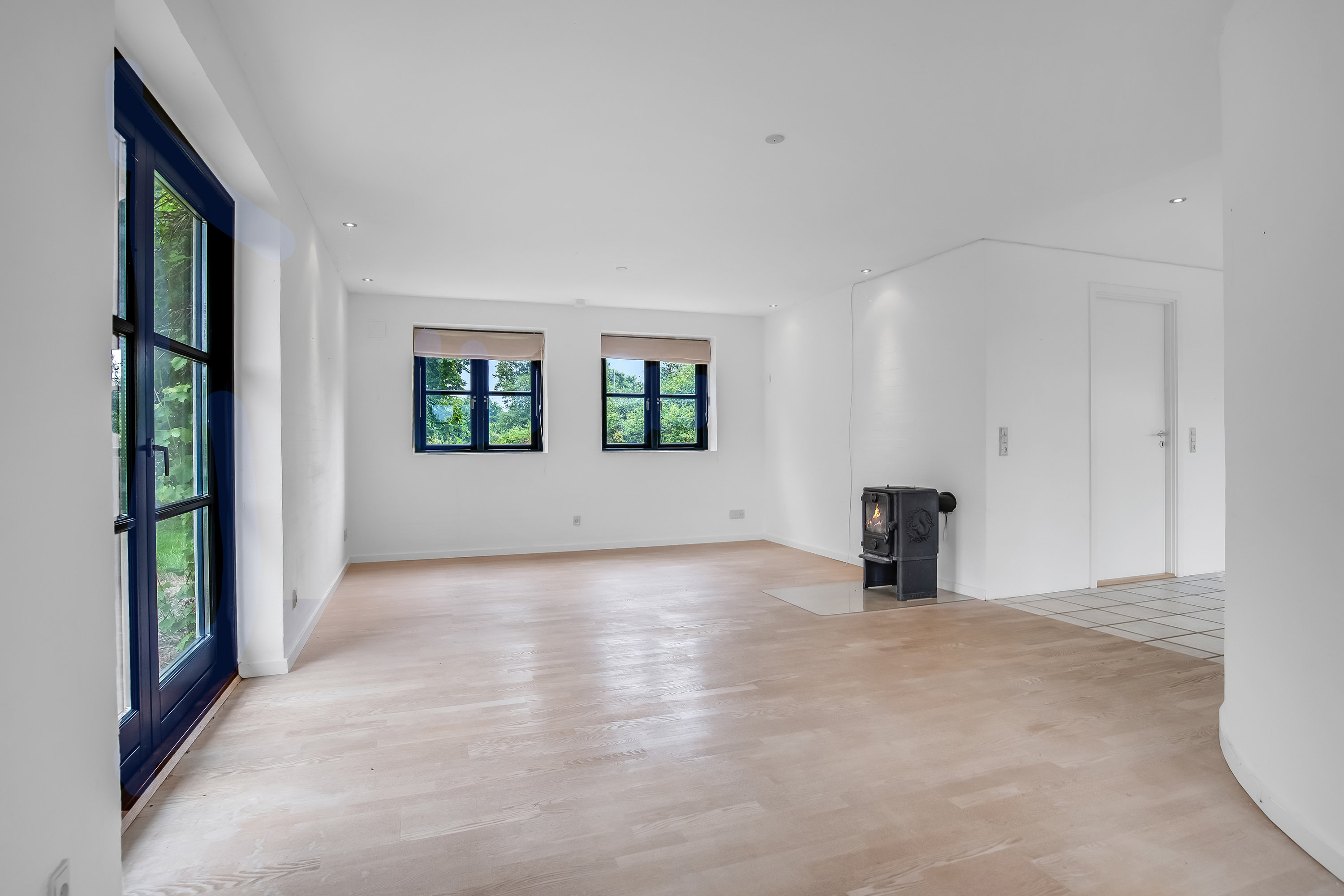 Fremhævet stue billede i fuldskærmstilstand. Billede af Holstebrovej 27, Handbjerg, 7830 Vinderup