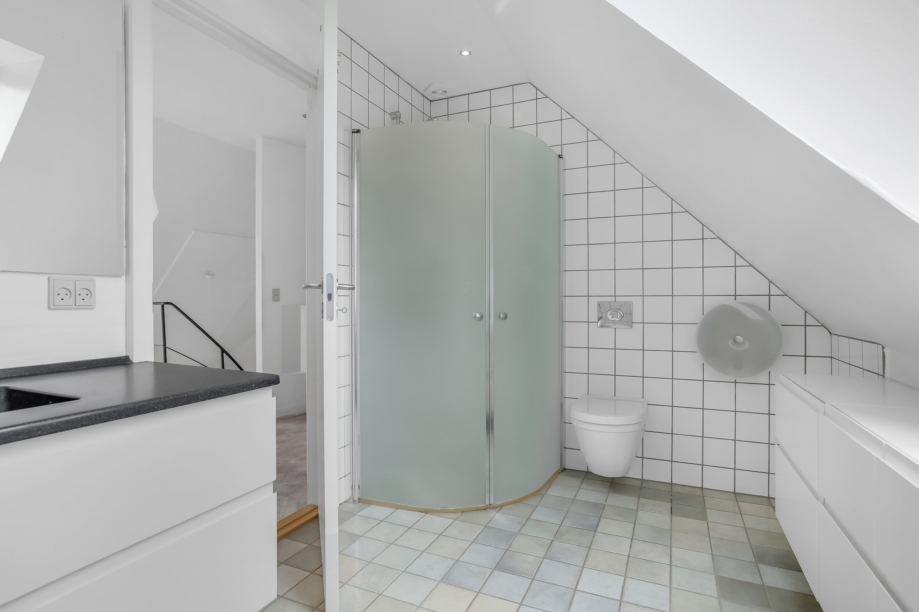 Fremhævet badeværelse billede i fuldskærmstilstand. Billede af Holstebrovej 27, Handbjerg, 7830 Vinderup