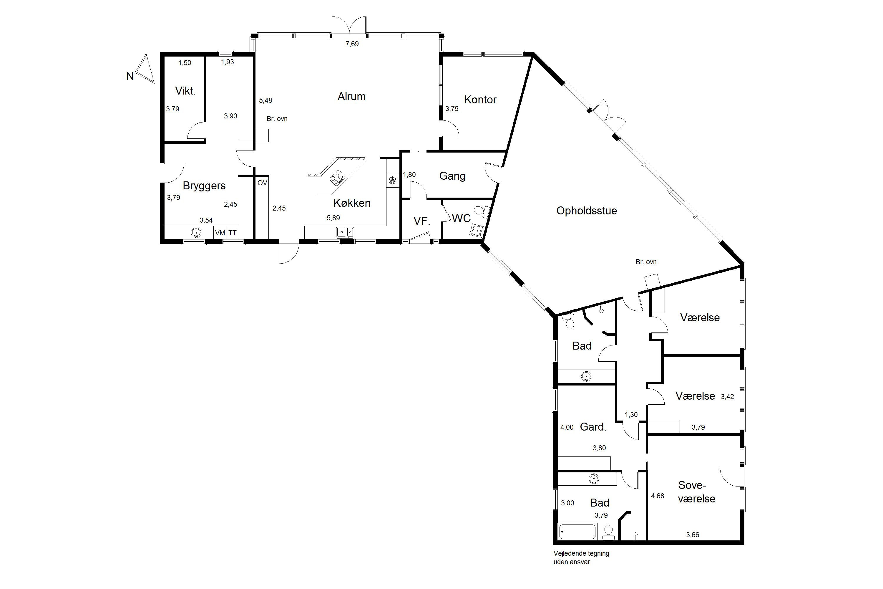 Plantegninger billede af Bjergbyvej 12, Bjergby, 7830 Vinderup