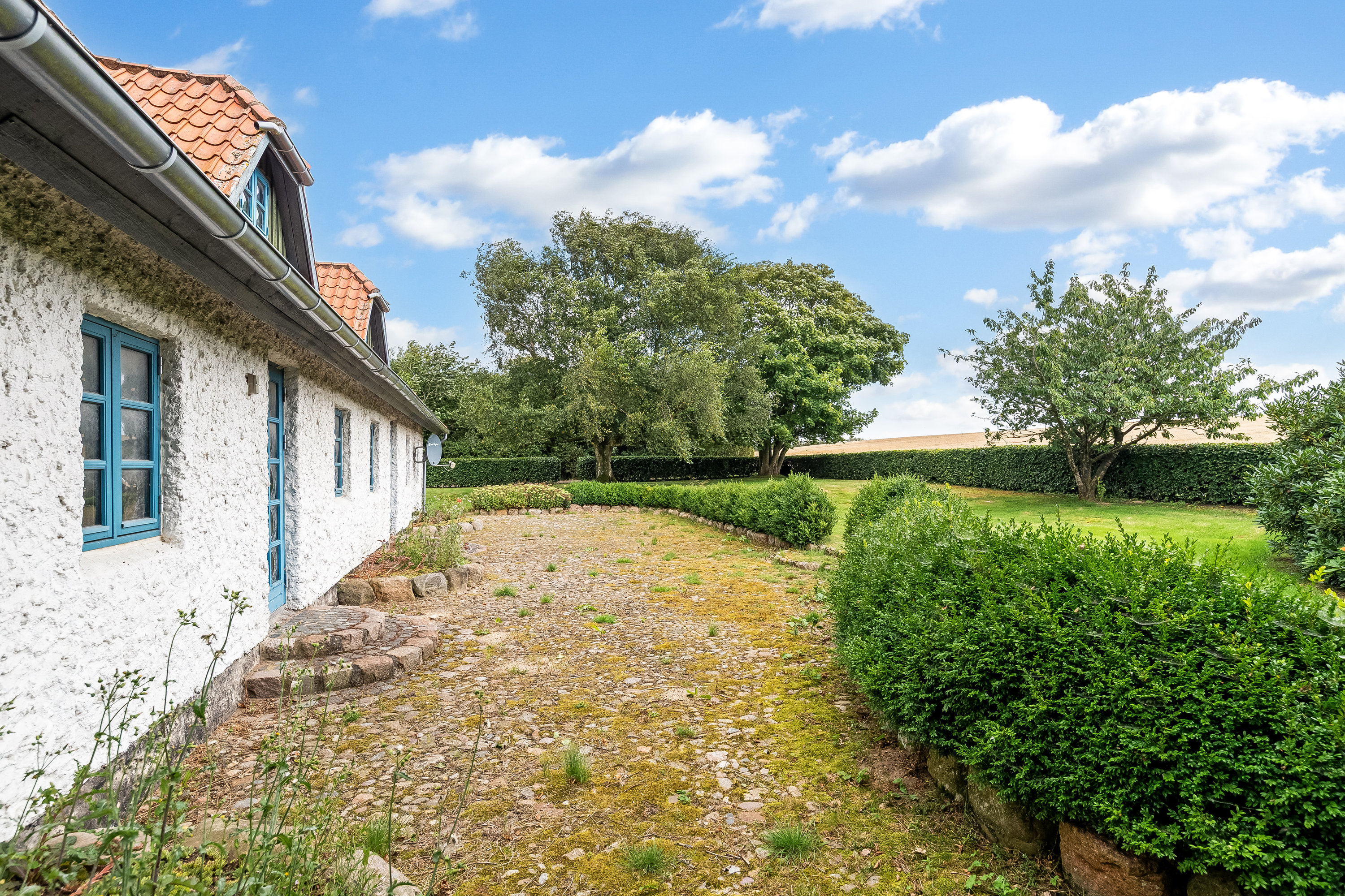Fremhævet terrasse billede i fuldskærmstilstand. Billede af Kirkevej 44, Handbjerg, 7830 Vinderup