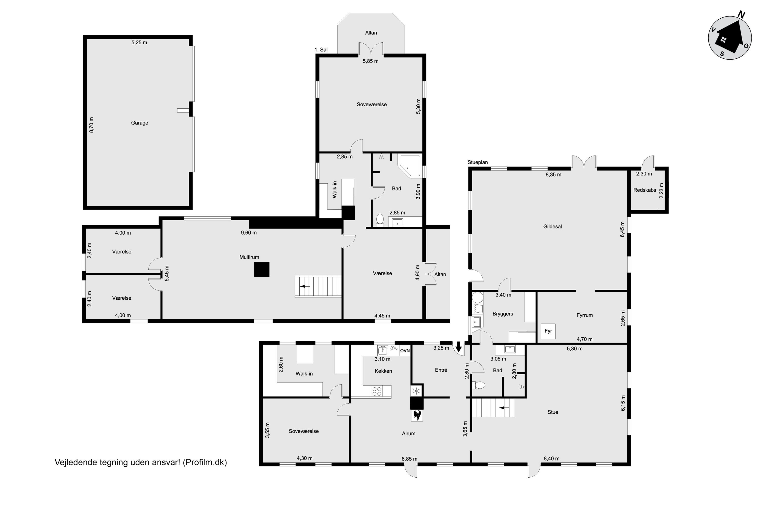 Plantegninger billede af Kirkevej 44, Handbjerg, 7830 Vinderup