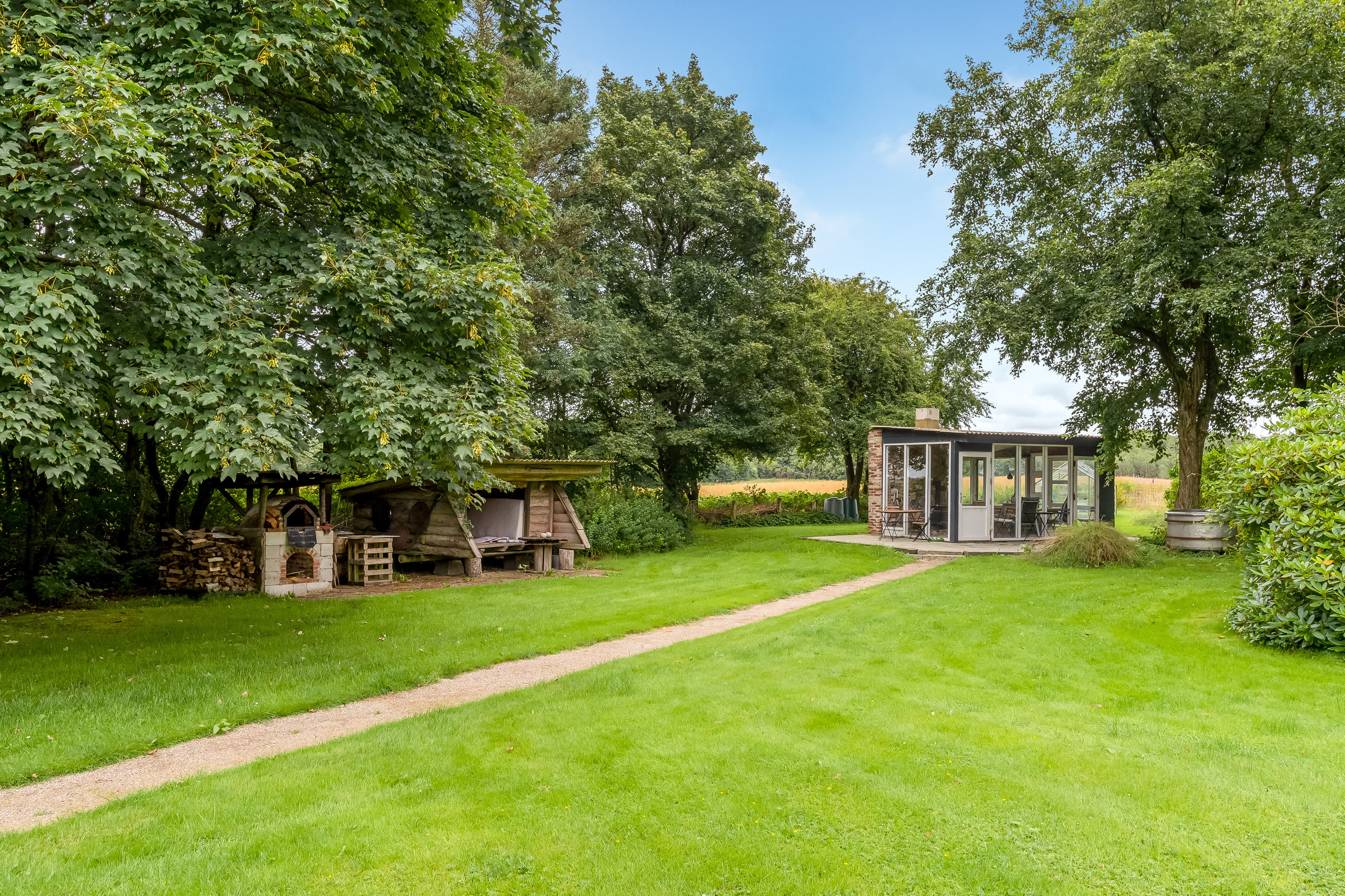 Fremhævet have billede i fuldskærmstilstand. Billede af Agerfeldvej 17, 7550 Sørvad