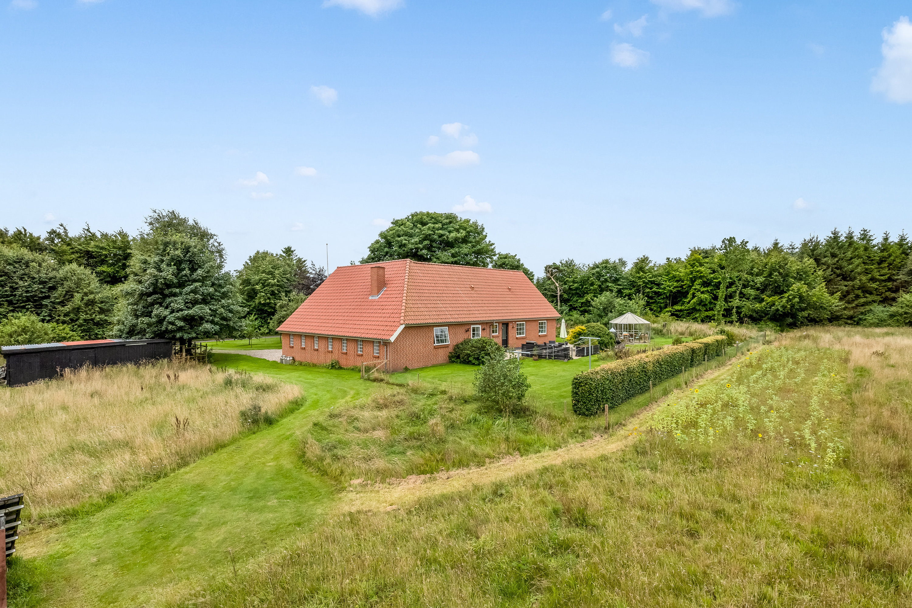 Fremhævet ejendommen billede i fuldskærmstilstand. Billede af Tinkerdalsvej 3, Skave, 7500 Holstebro