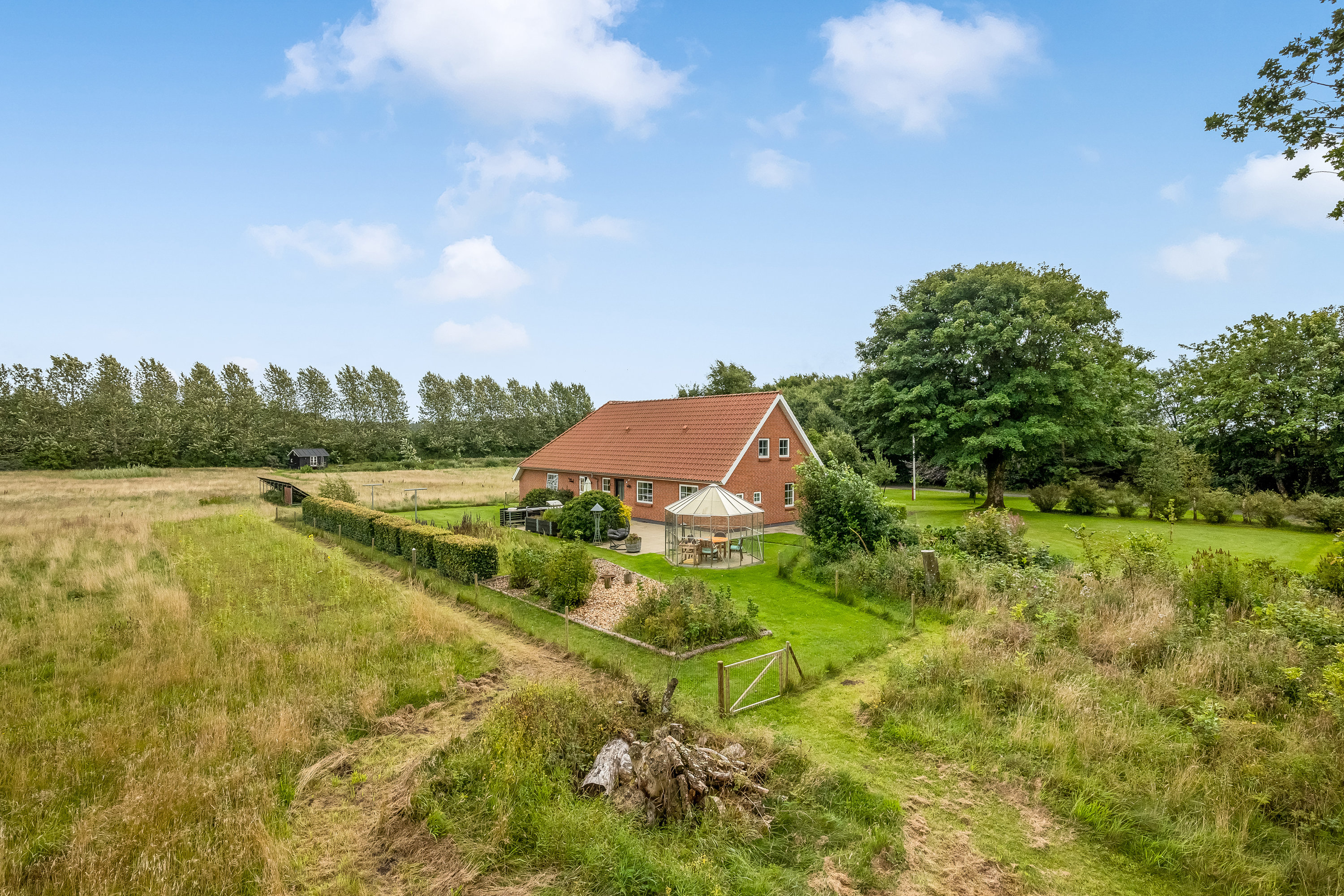 Fremhævet ejendommen billede i fuldskærmstilstand. Billede af Tinkerdalsvej 3, Skave, 7500 Holstebro