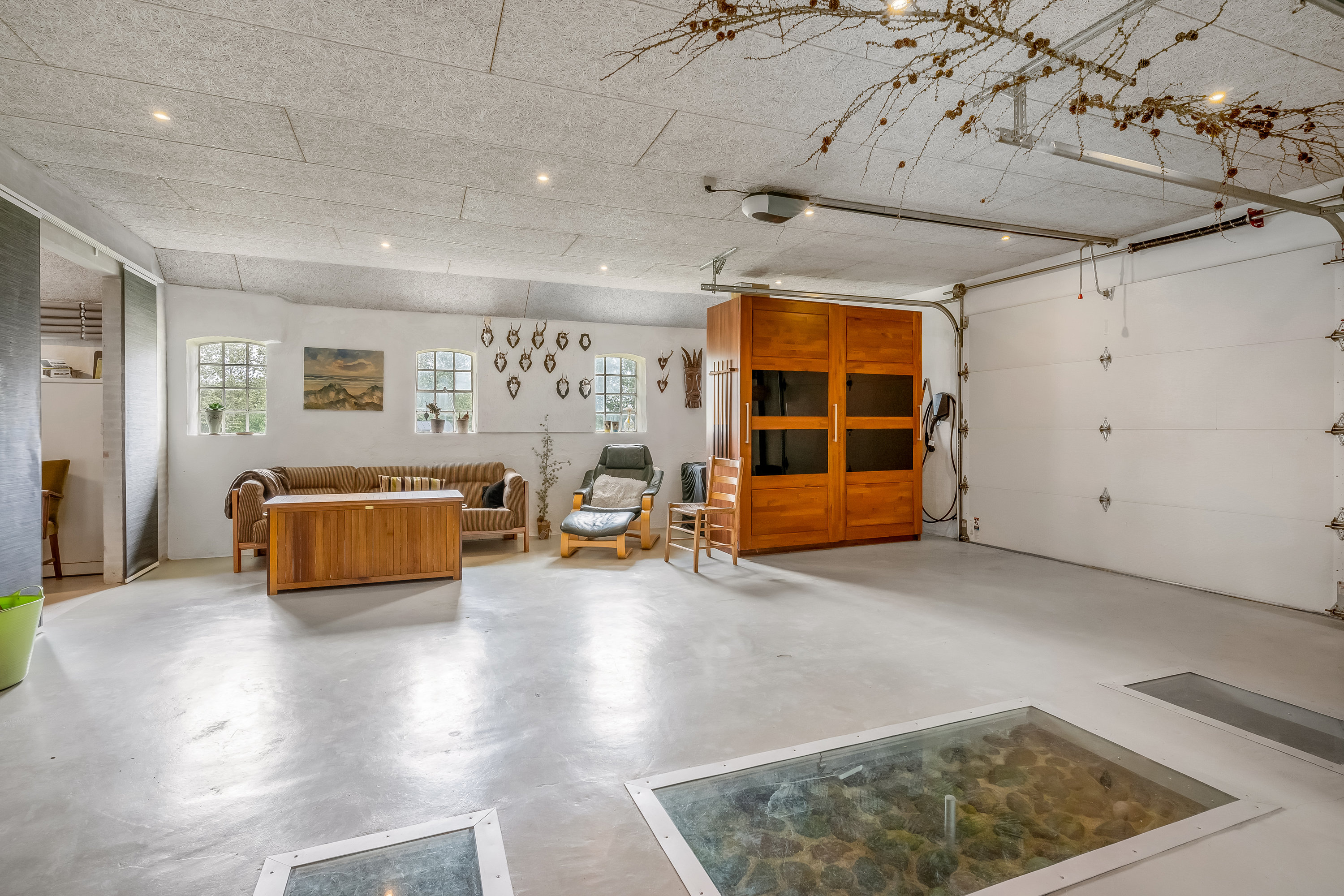 Fremhævet garage billede i fuldskærmstilstand. Billede af Tinkerdalsvej 3, Skave, 7500 Holstebro