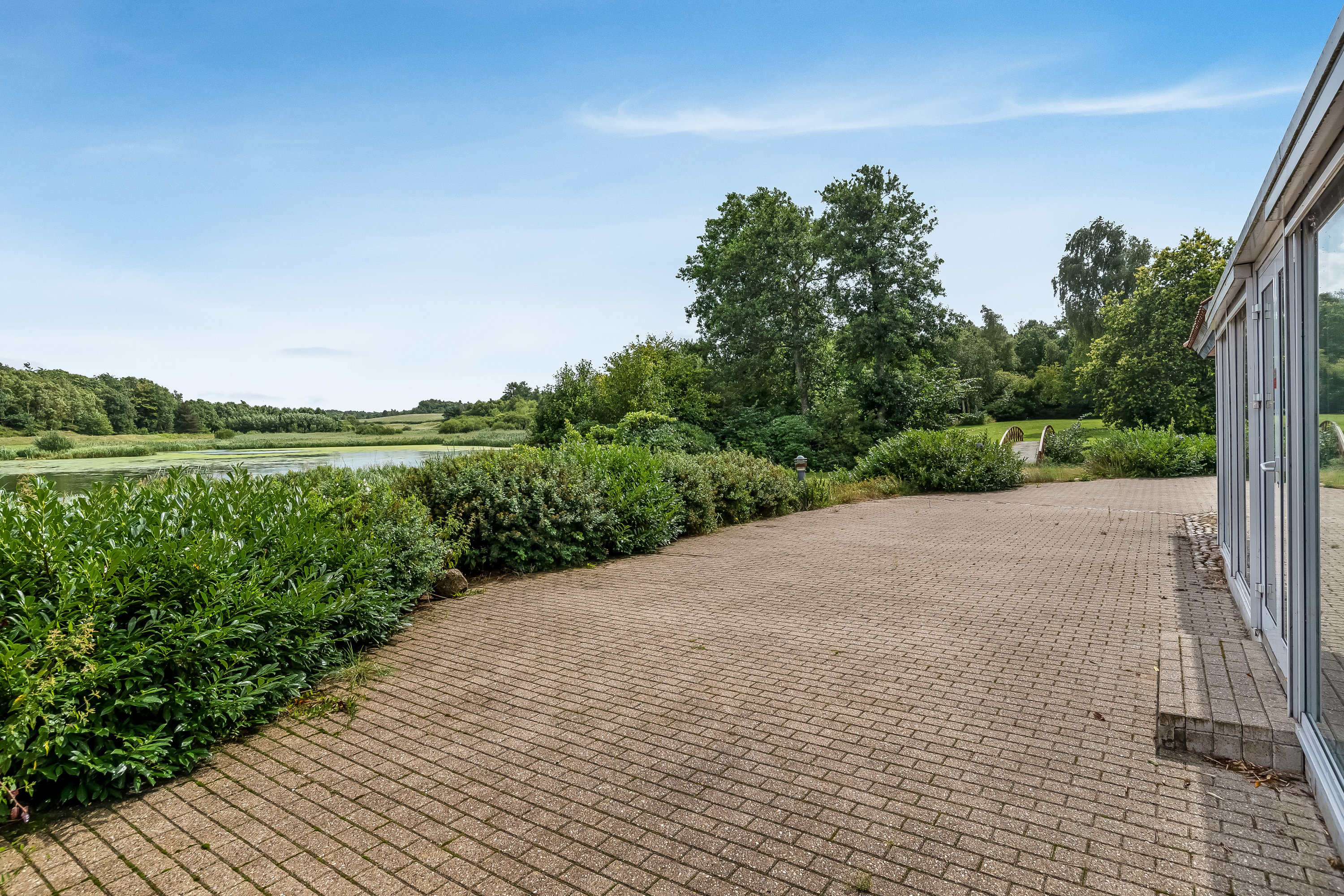 Fremhævet terrasse billede i fuldskærmstilstand. Billede af Bjergbyvej 12, Bjergby, 7830 Vinderup