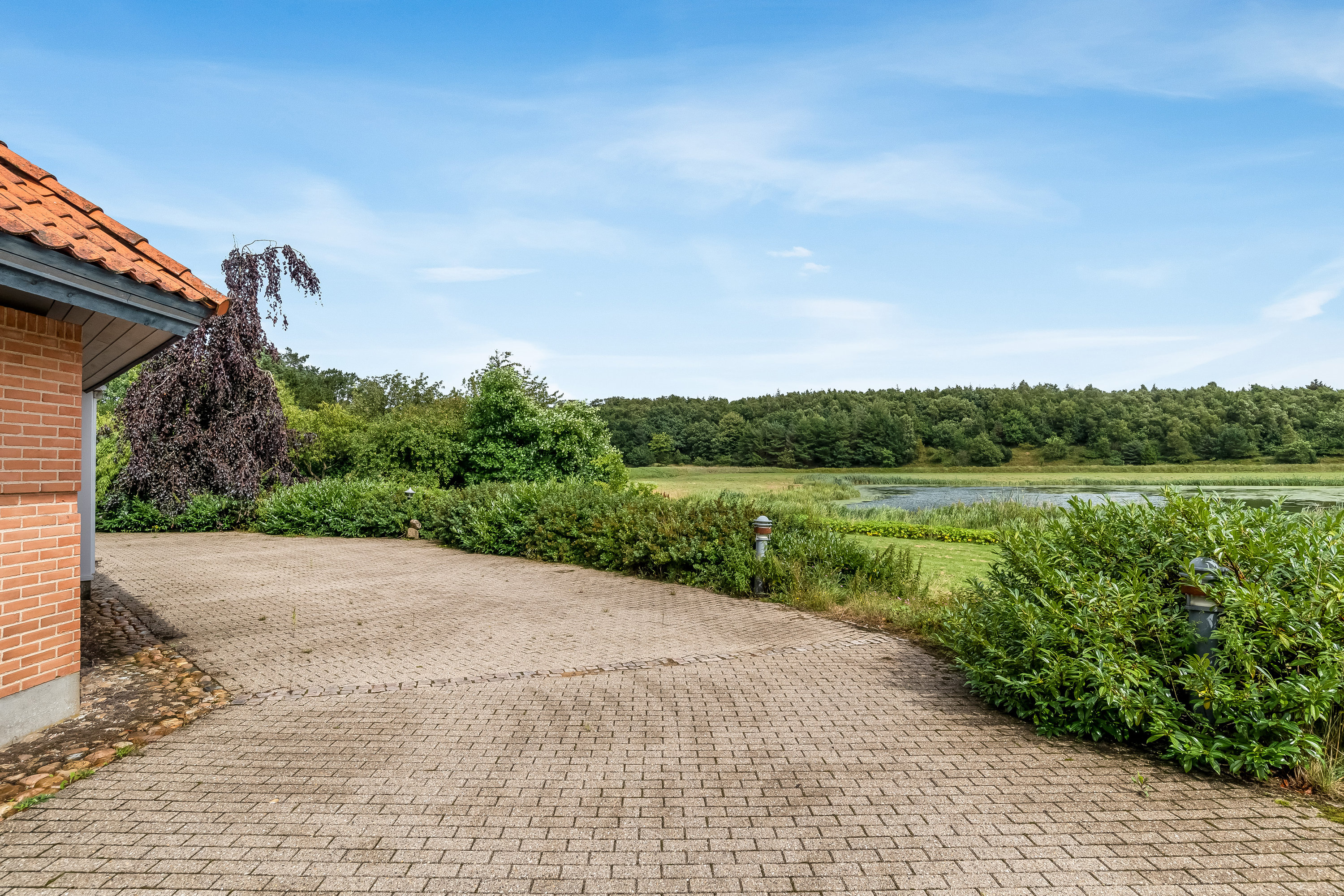 Fremhævet terrasse billede i fuldskærmstilstand. Billede af Bjergbyvej 12, Bjergby, 7830 Vinderup