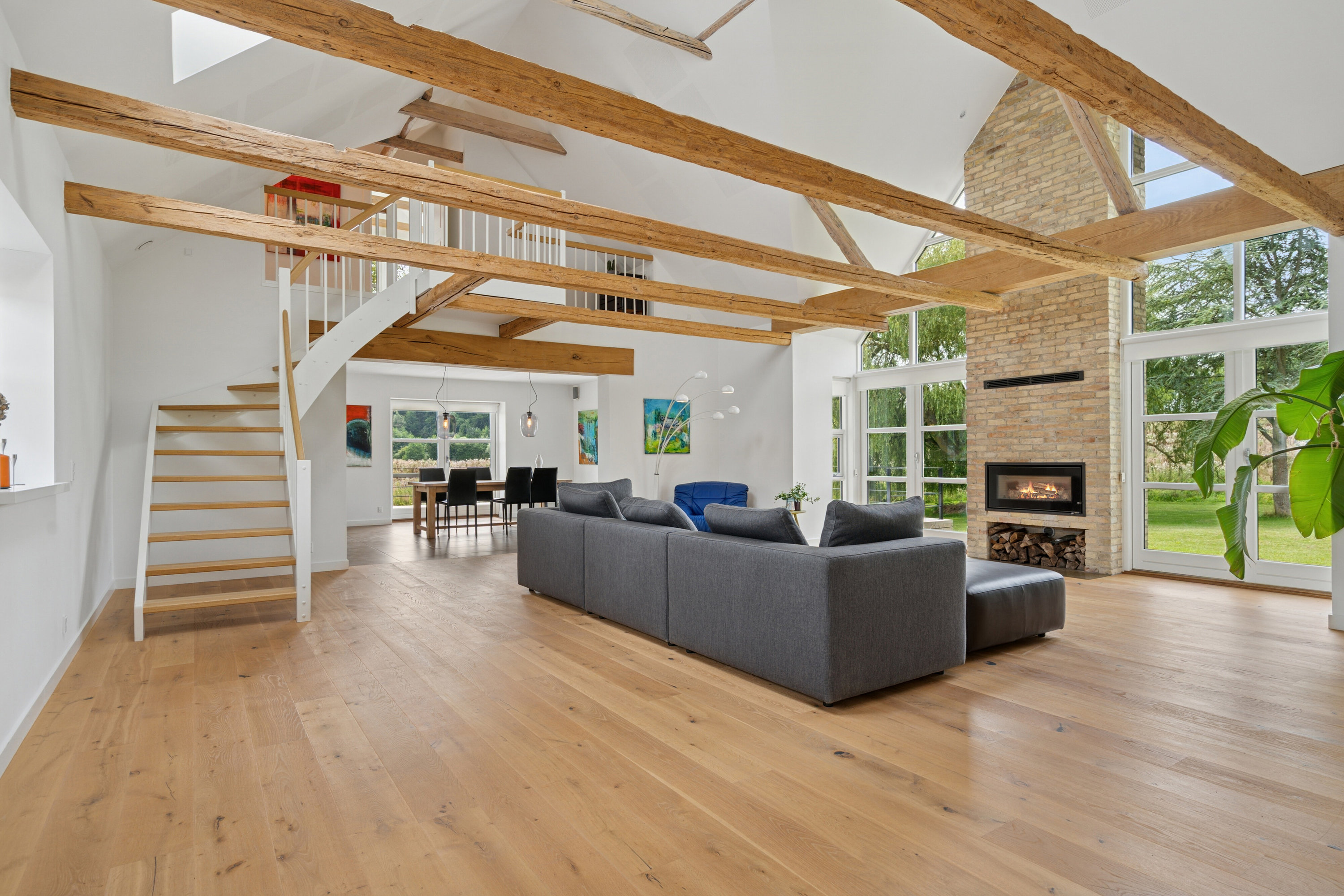 Fremhævet stue billede i fuldskærmstilstand. Billede af Vædehave 18 (en del) og Vædehave 16, 5462 Morud