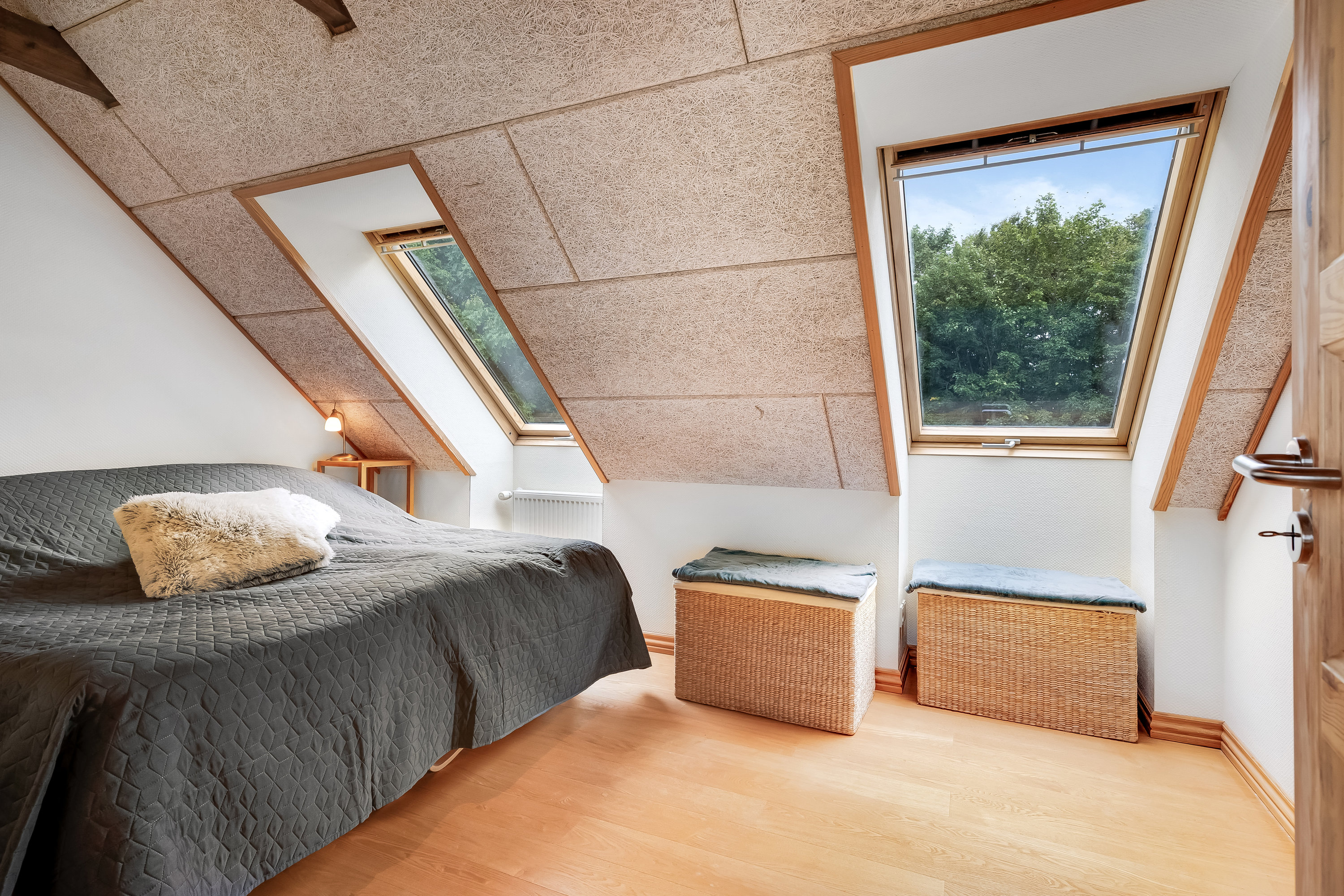 Fremhævet soveværelse billede i fuldskærmstilstand. Billede af Karupvej 59, Fårbæk, 7470 Karup J