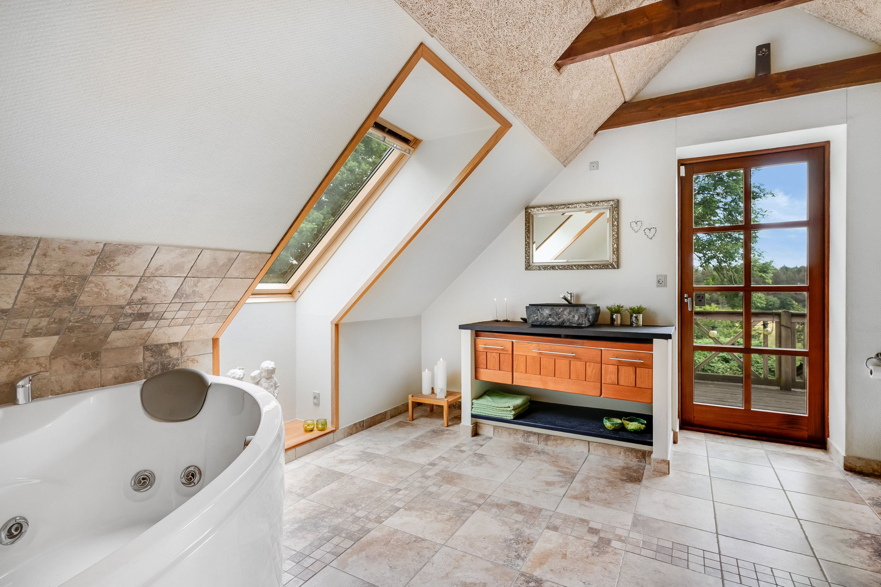 Fremhævet badeværelse billede i fuldskærmstilstand. Billede af Karupvej 59, Fårbæk, 7470 Karup J