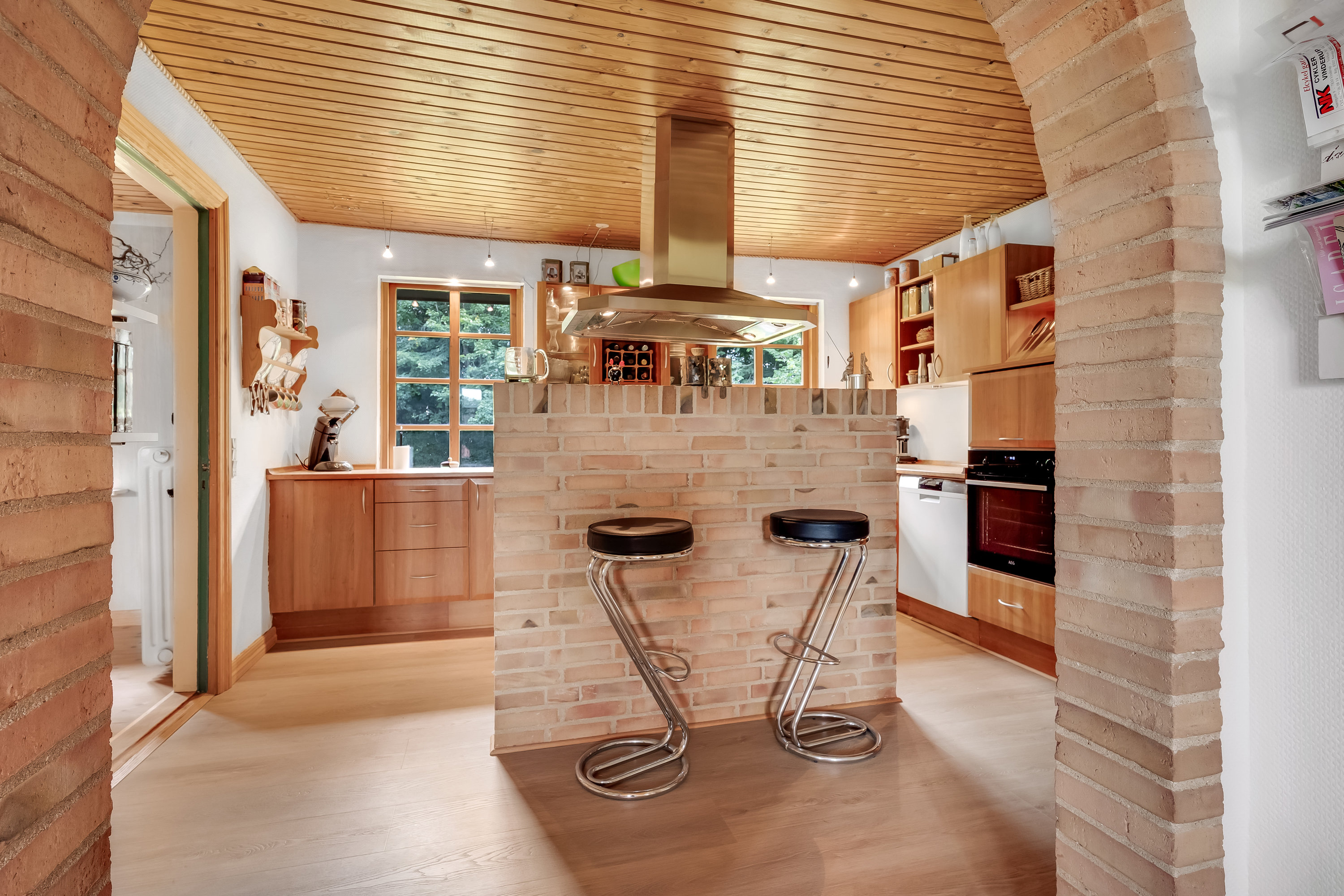 Fremhævet køkken billede i fuldskærmstilstand. Billede af Karupvej 59, Fårbæk, 7470 Karup J