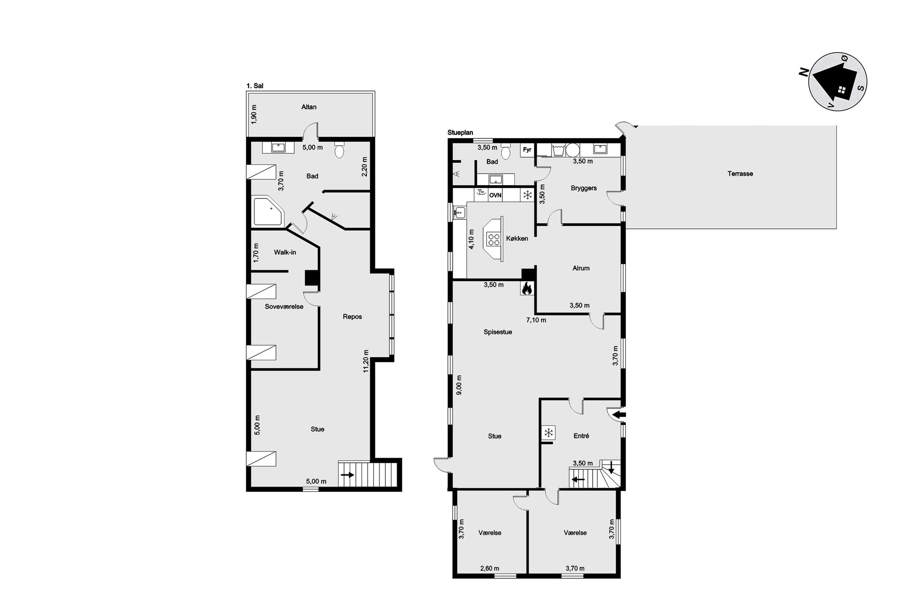 Plantegninger billede af Karupvej 59, Fårbæk, 7470 Karup J