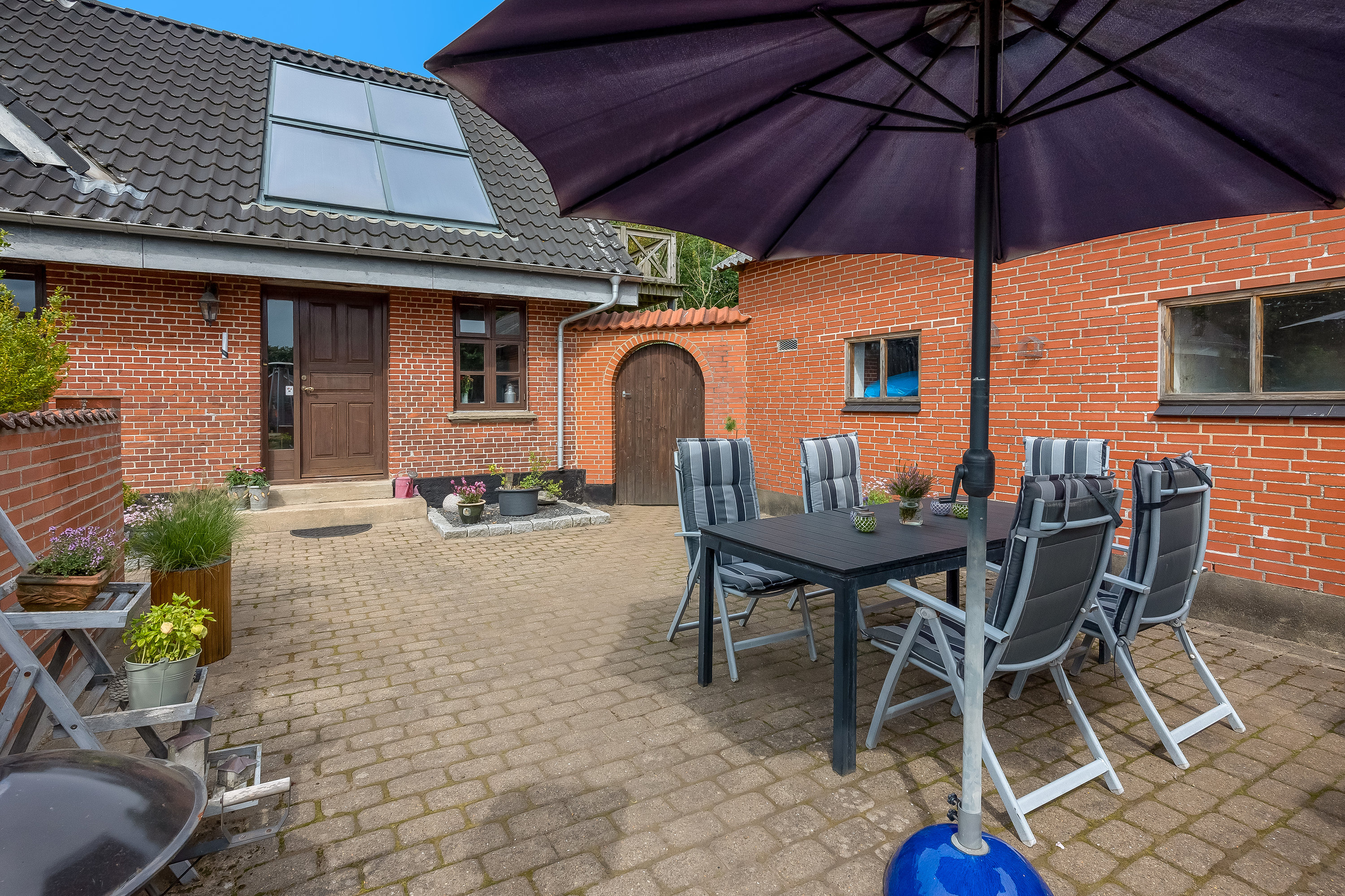 Fremhævet terrasse billede i fuldskærmstilstand. Billede af Karupvej 59, Fårbæk, 7470 Karup J