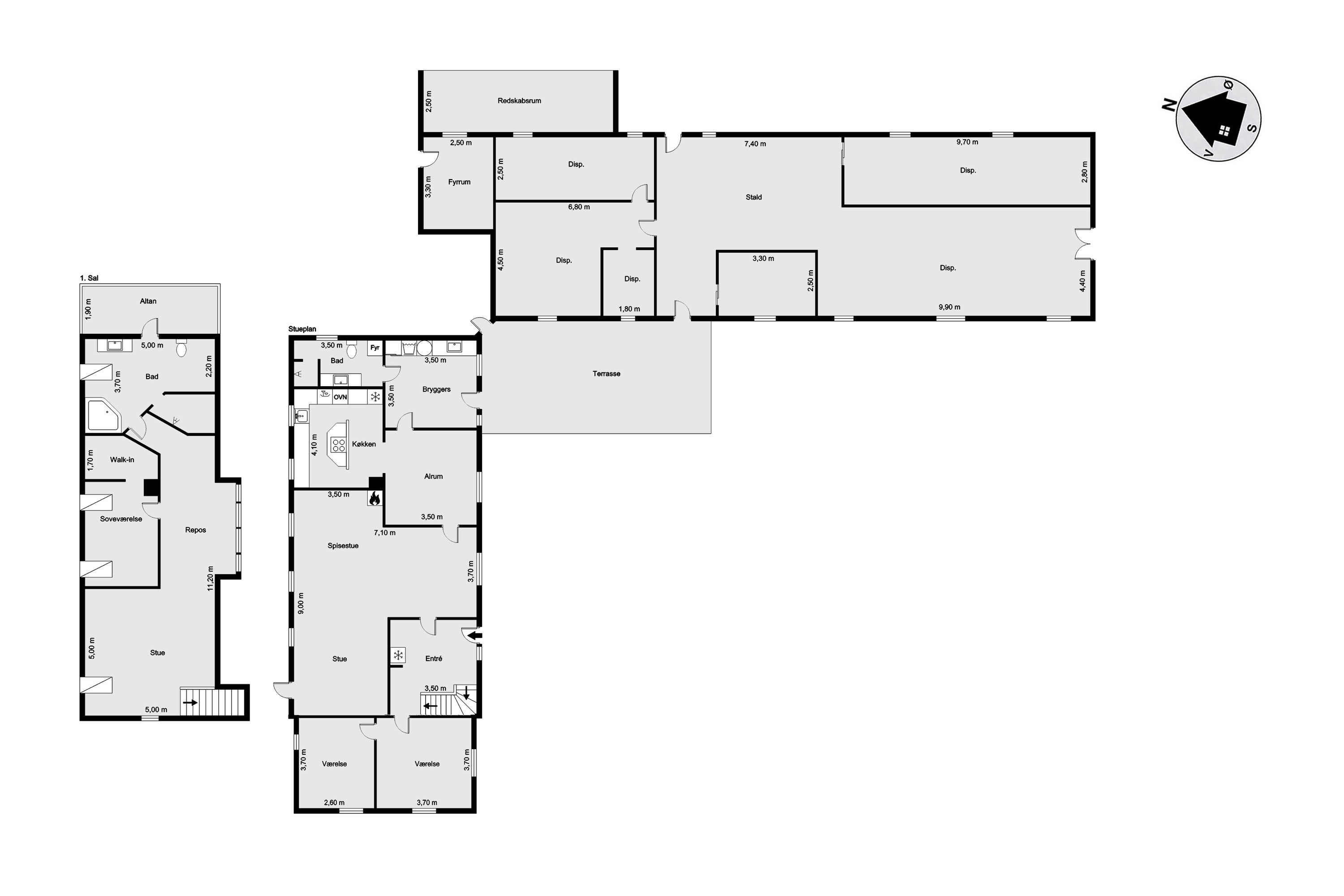 Plantegninger billede af Karupvej 59, Fårbæk, 7470 Karup J