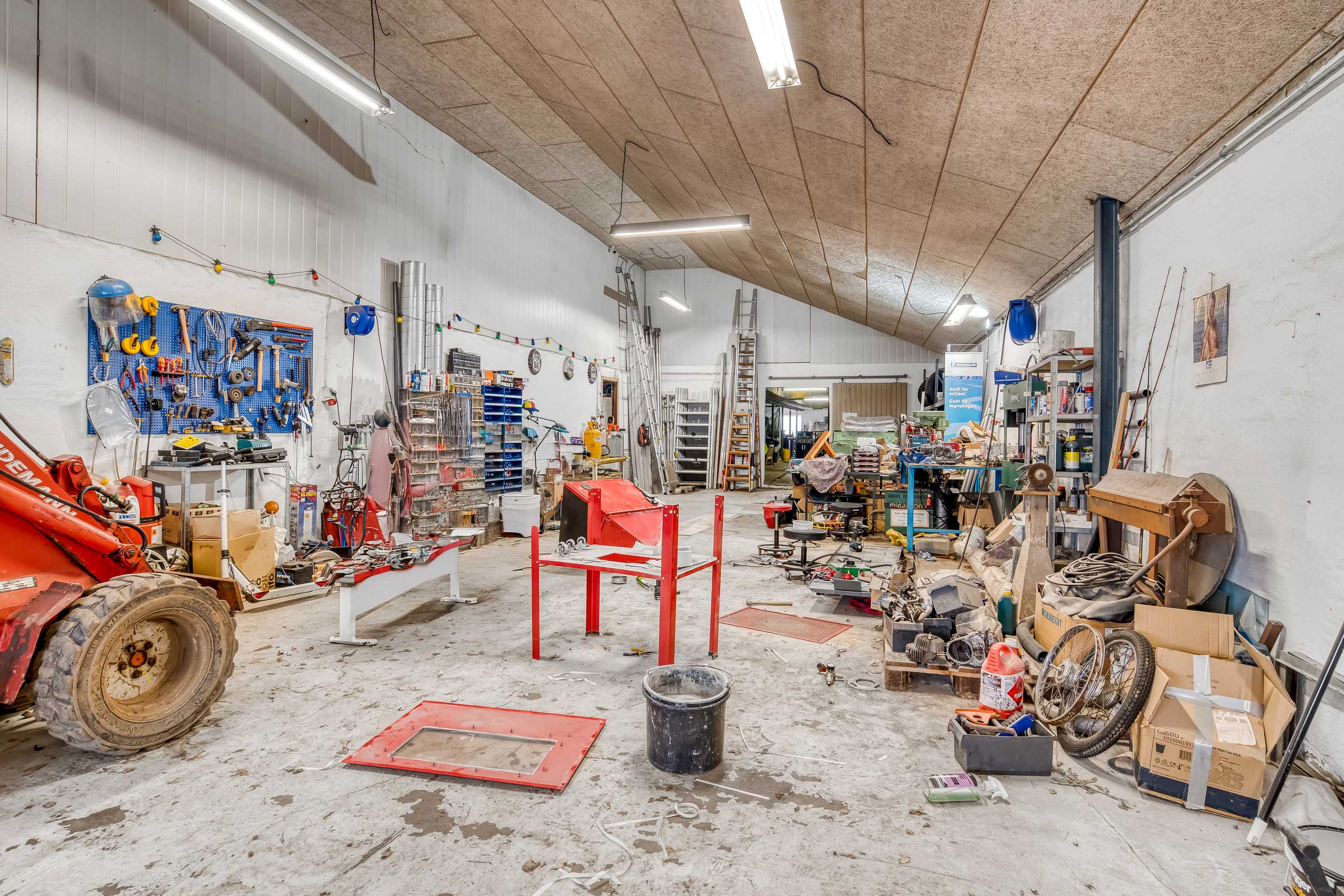 Fremhævet værksted billede i fuldskærmstilstand. Billede af Ejsingholmvej 27, Ejsingholm, 7830 Vinderup
