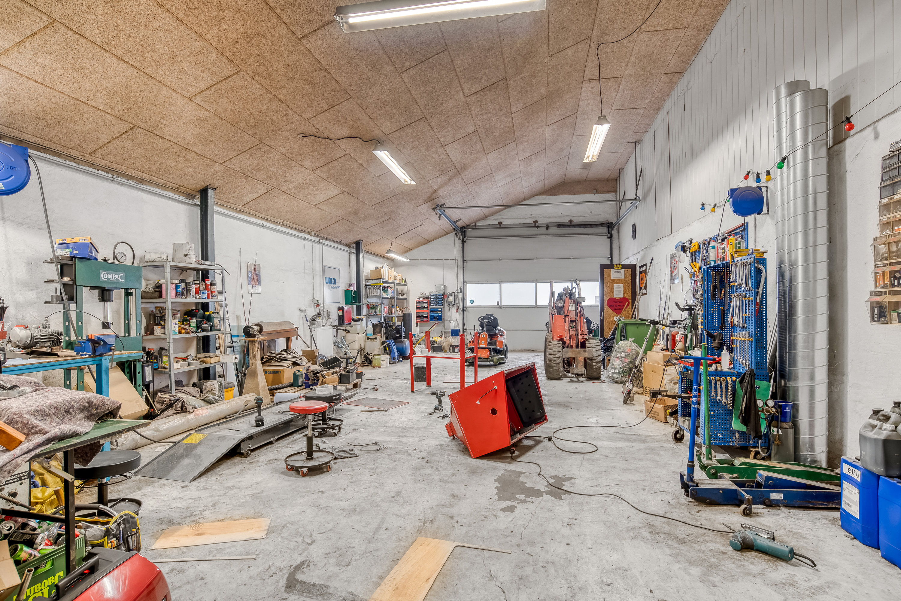 Fremhævet værksted billede i fuldskærmstilstand. Billede af Ejsingholmvej 27, Ejsingholm, 7830 Vinderup