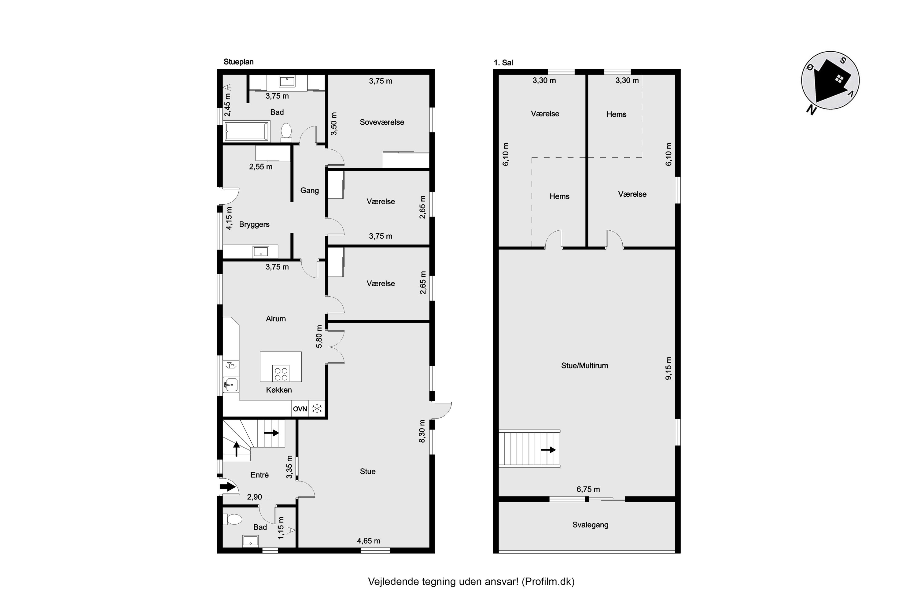 Plantegninger billede af Sdr Svenstrupvej 3, del af, Bjert, 7830 Vinderup