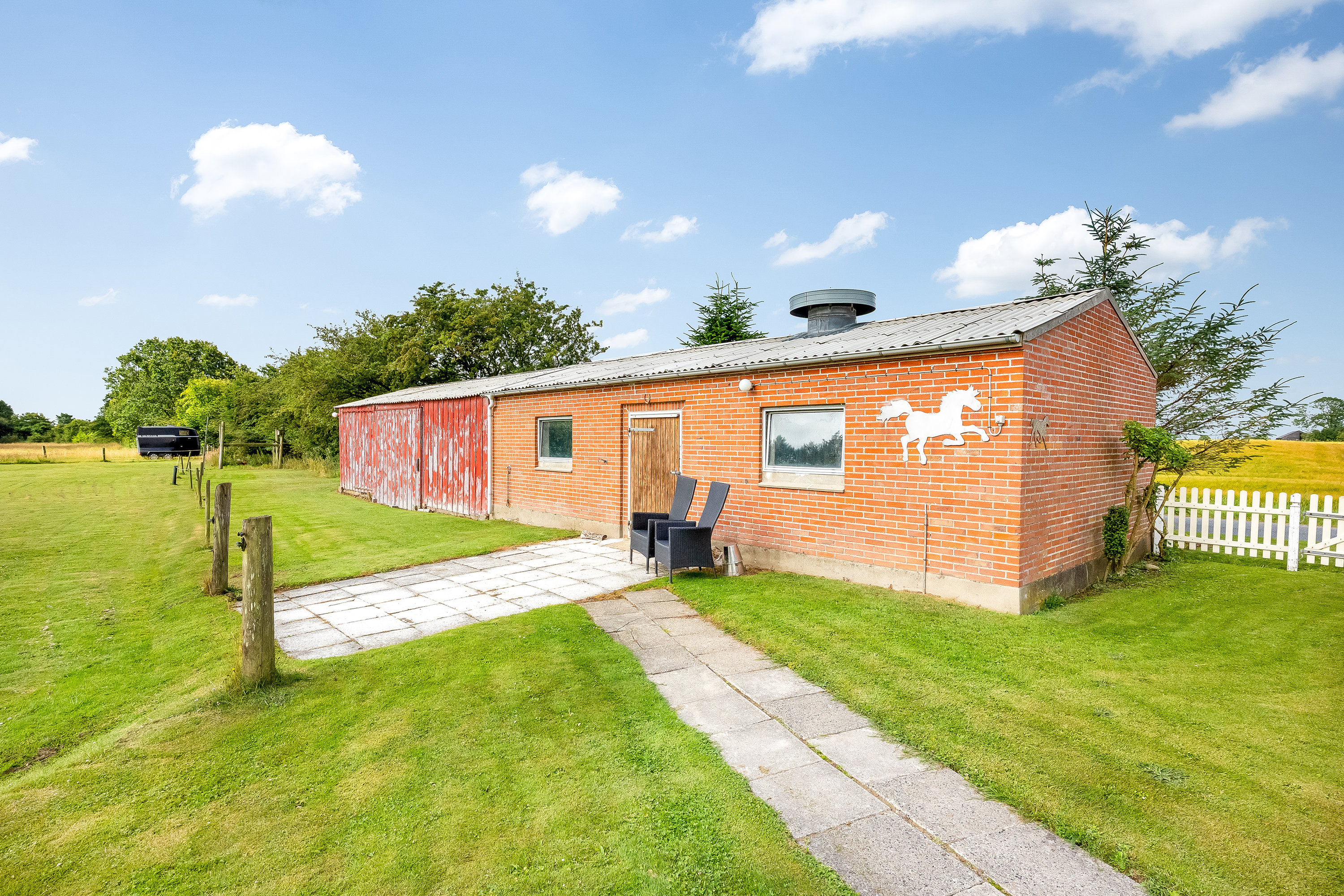 Fremhævet stald billede i fuldskærmstilstand. Billede af Del af Mosebyvej 34, 7500 Holstebro