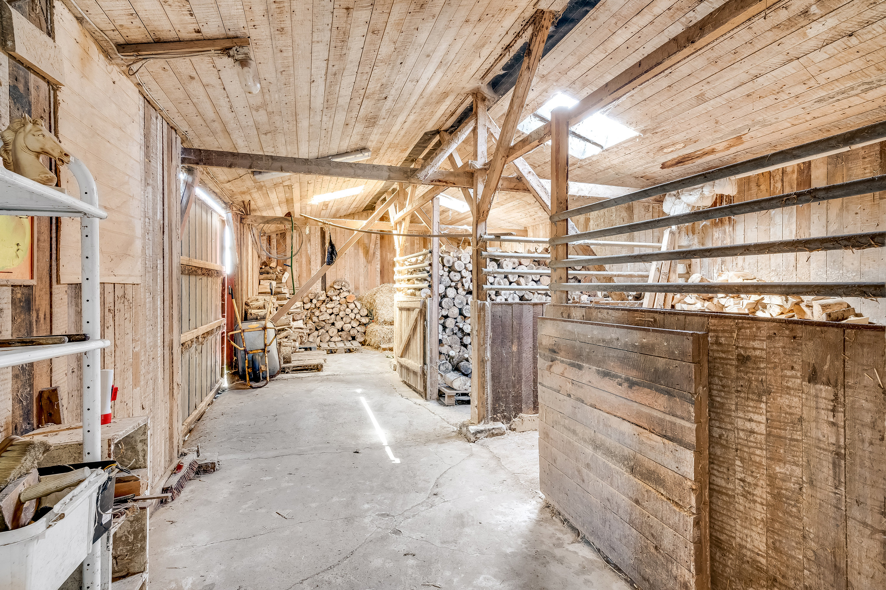 Fremhævet stald billede i fuldskærmstilstand. Billede af Del af Mosebyvej 34, 7500 Holstebro