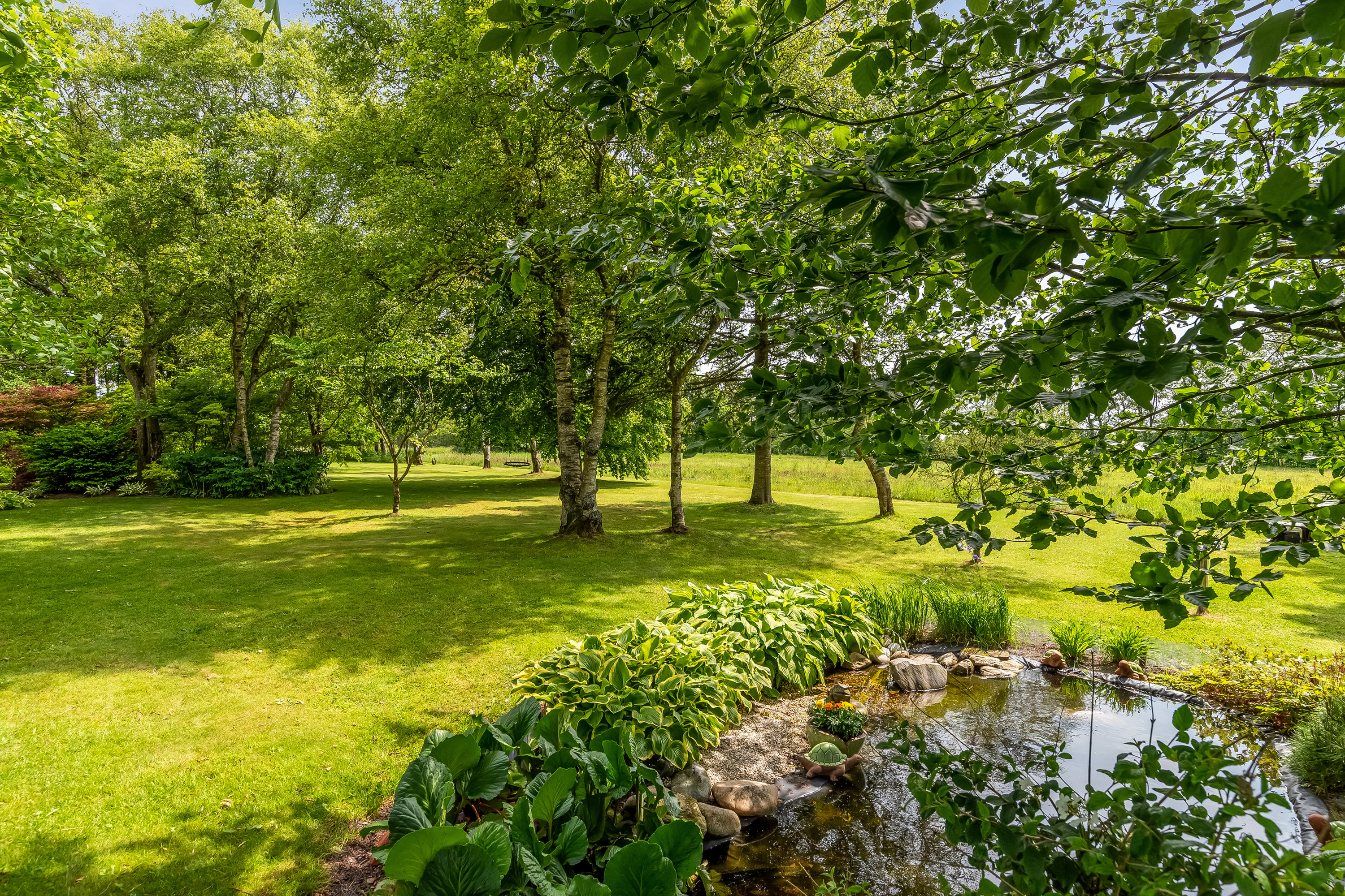 Fremhævet have billede i fuldskærmstilstand. Billede af Birkemosevej 10 Udstykning, Karstoft, 6933 Kibæk