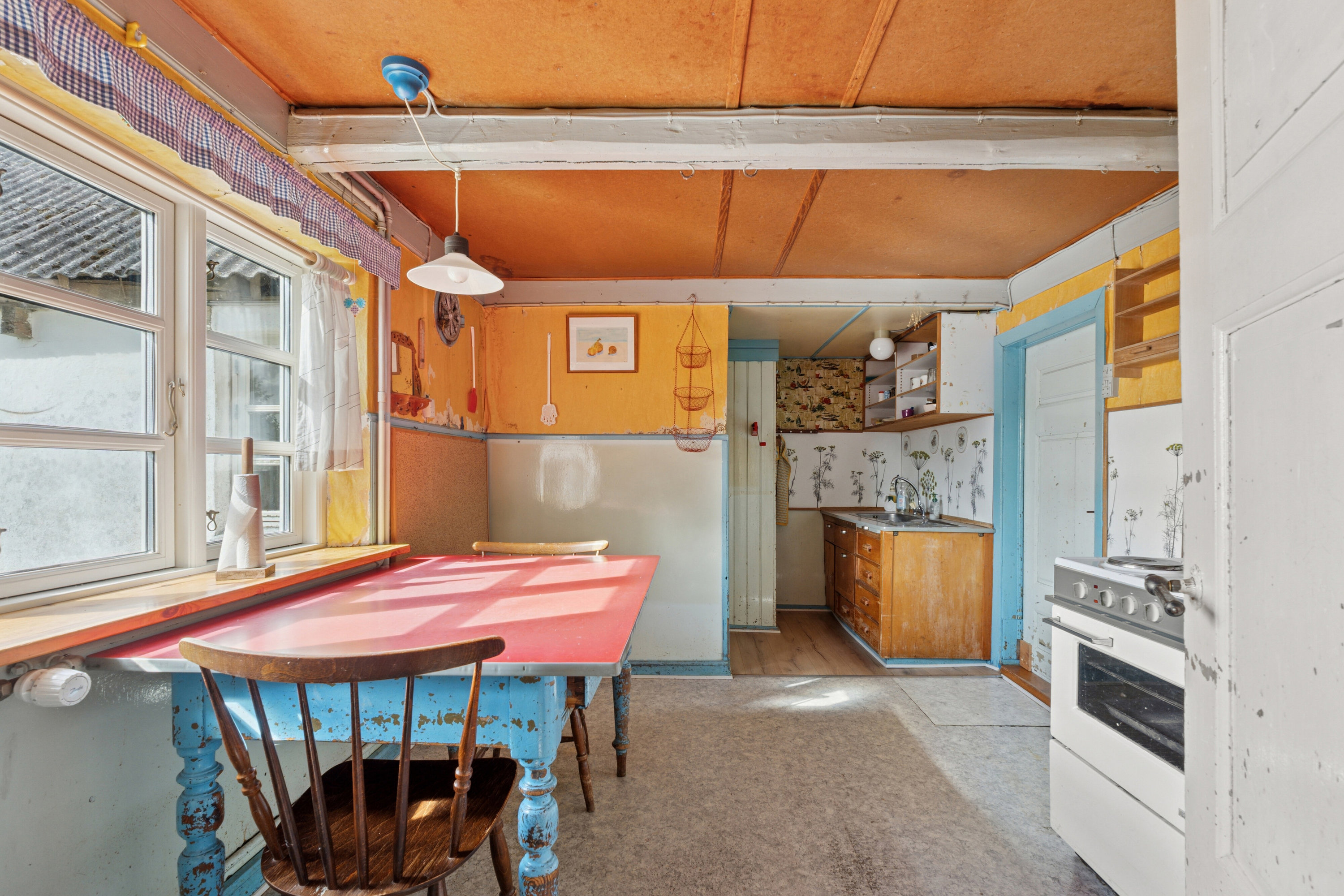 Fremhævet køkken billede i fuldskærmstilstand. Billede af Toftevej 8, V Hæsinge, 5672 Broby