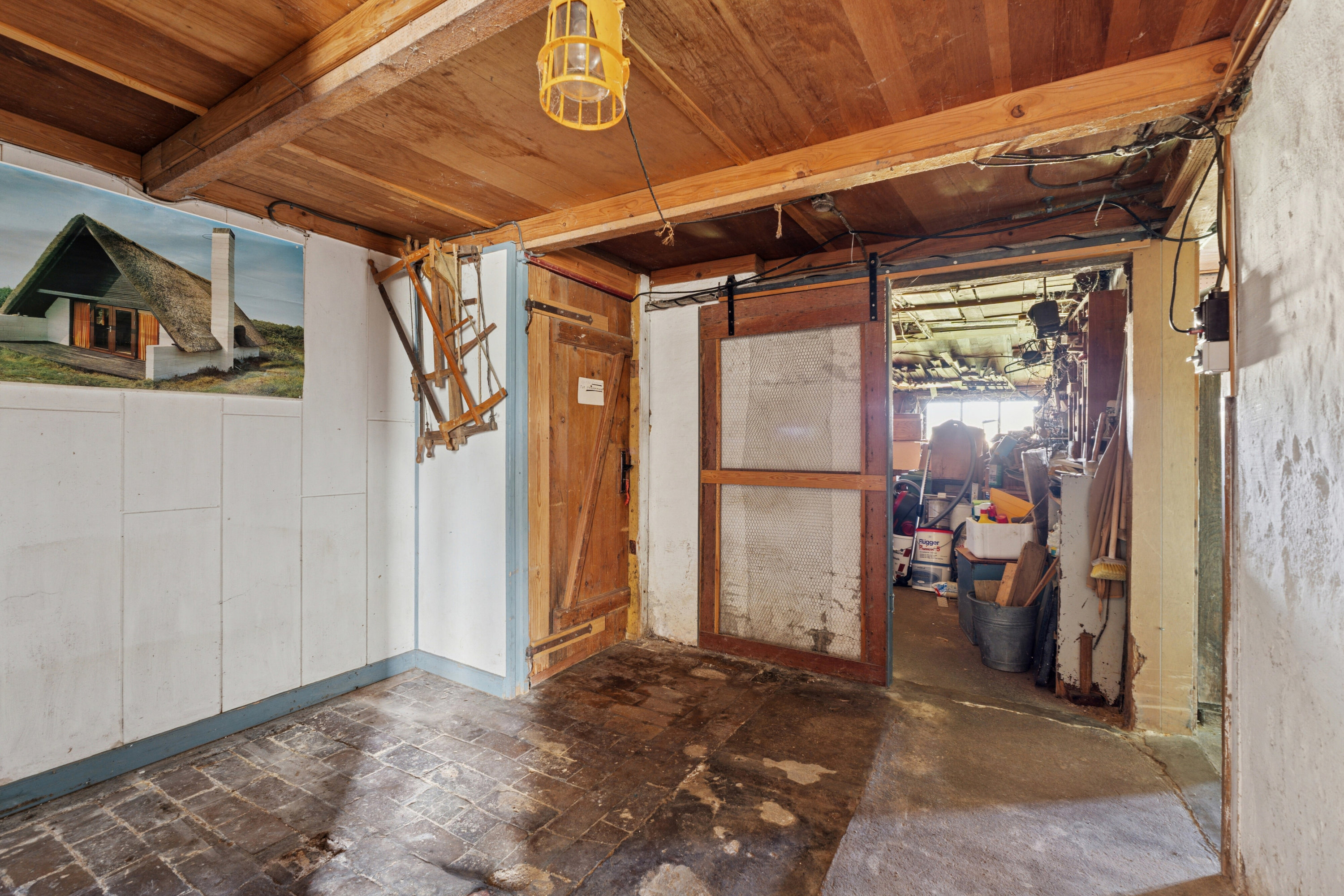 Fremhævet stald billede i fuldskærmstilstand. Billede af Toftevej 8, V Hæsinge, 5672 Broby