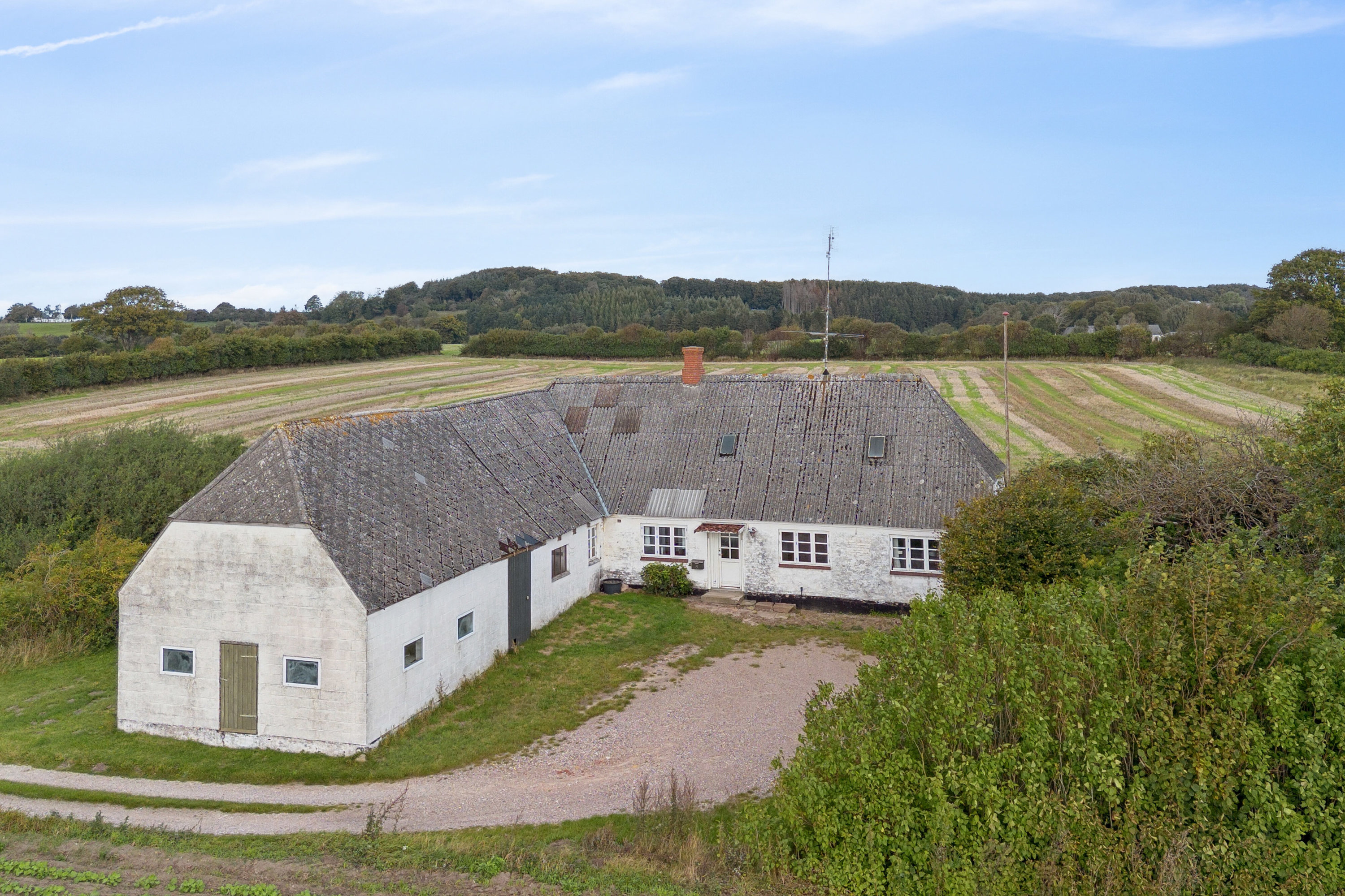 Fremhævet set fra syd billede i fuldskærmstilstand. Billede af Toftevej 8, V Hæsinge, 5672 Broby