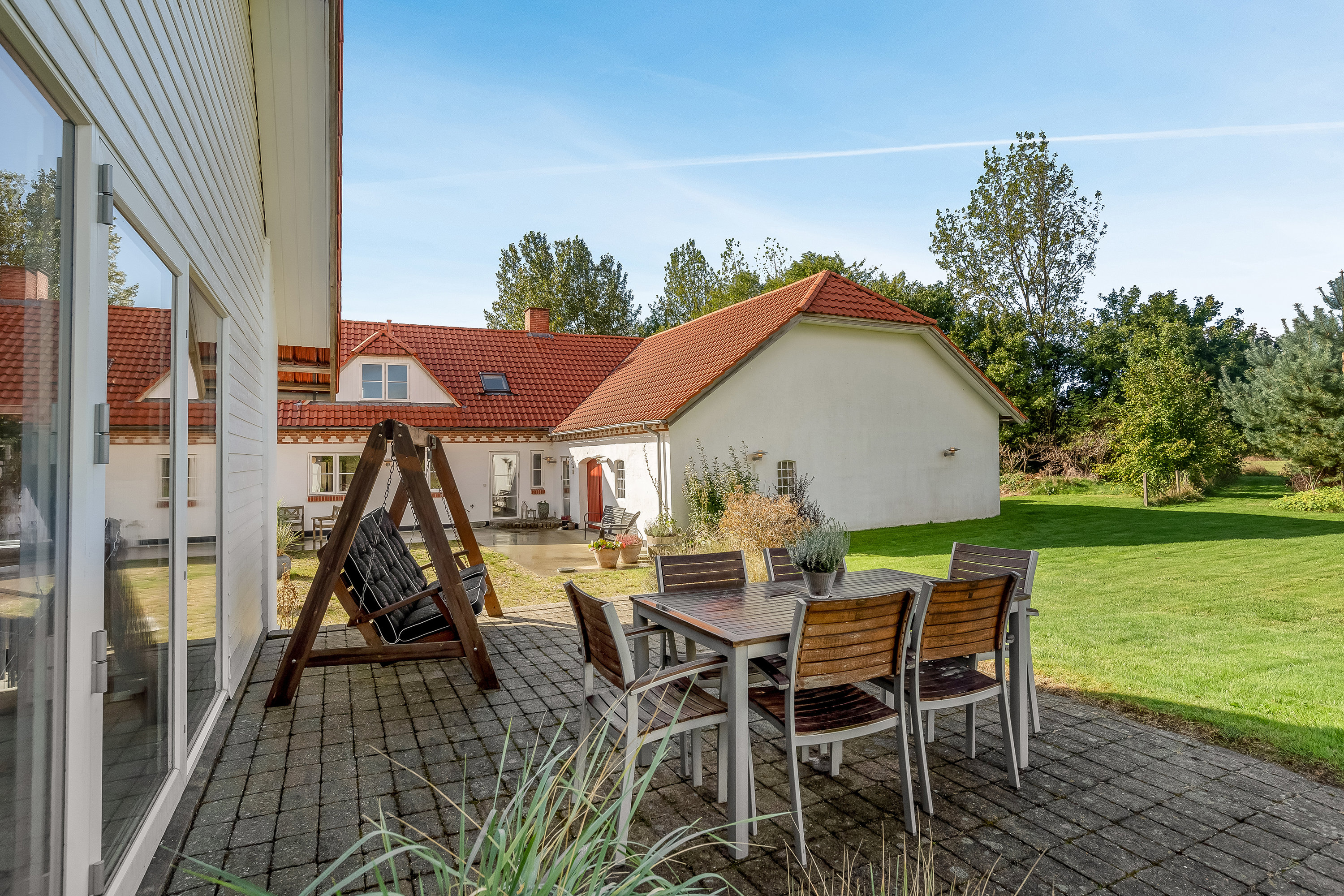 Fremhævet terrasse billede i fuldskærmstilstand. Billede af Smedegårdvej 15, Tvis, 7500 Holstebro