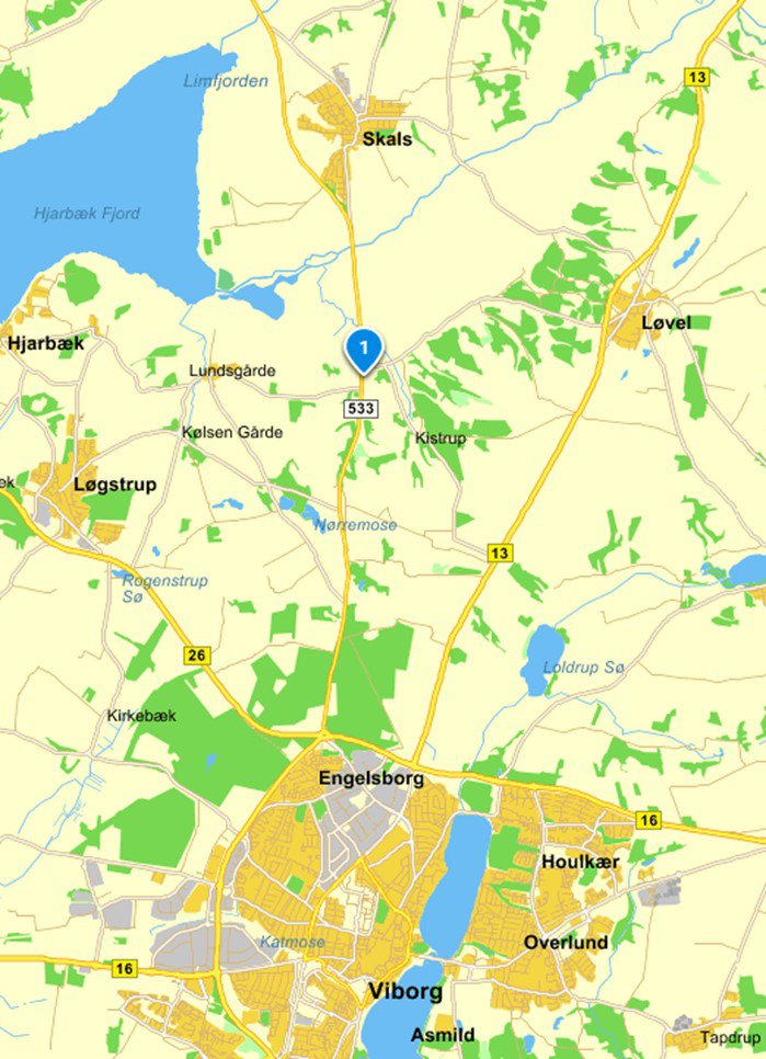 Fremhævet  billede i fuldskærmstilstand. Billede af Løgstørvej 42, 8831 Løgstrup