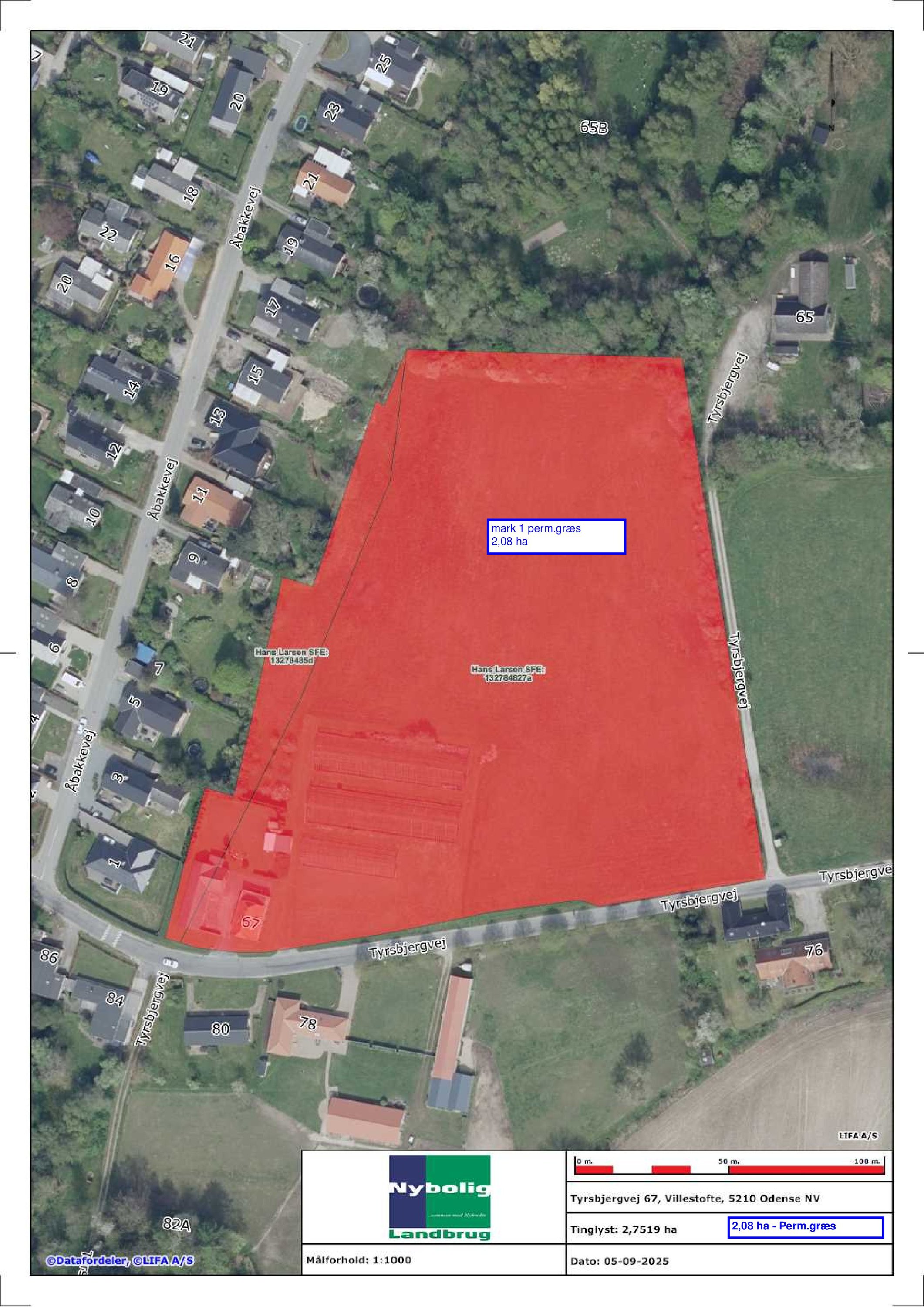 Fremhævet  billede i fuldskærmstilstand. Billede af Tyrsbjergvej 67, Villestofte, 5210 Odense NV