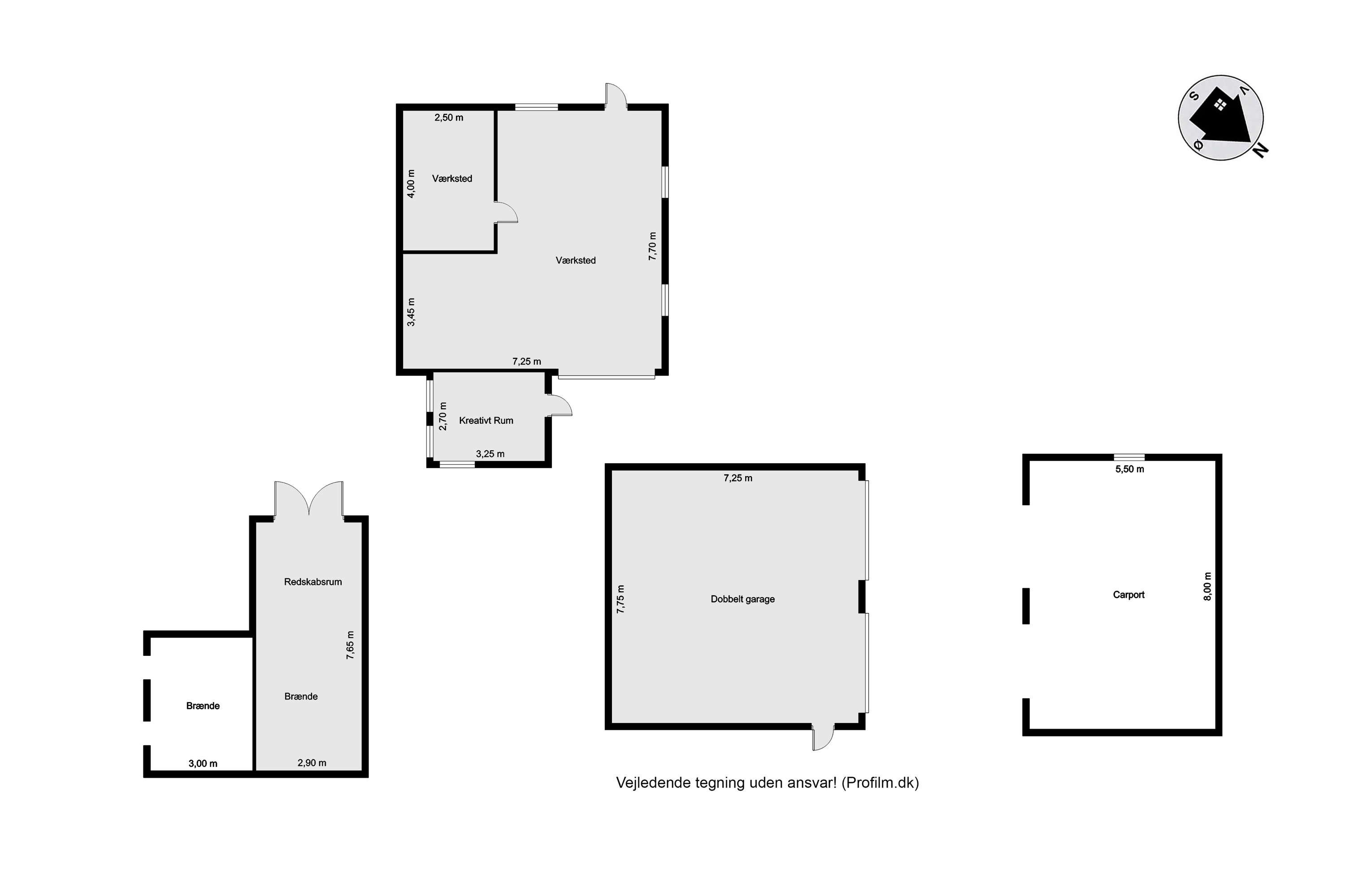 Plantegninger billede af Mosevej 31, Landting, 7830 Vinderup