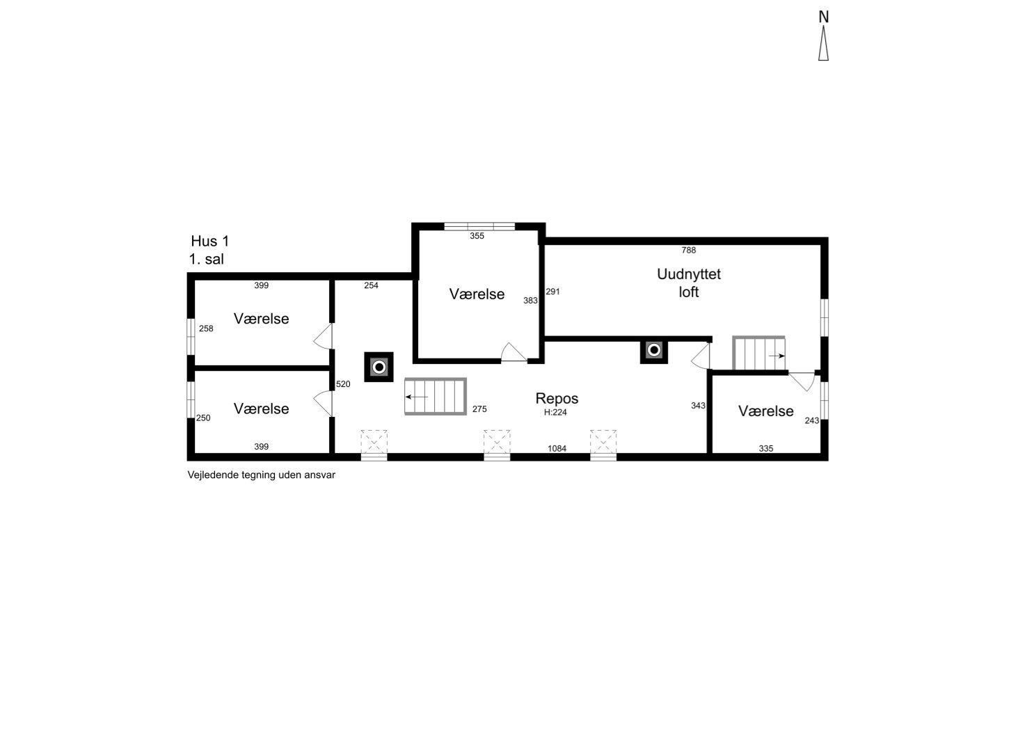 Plantegninger billede af Lunden 1, Everdrup, 4733 Tappernøje