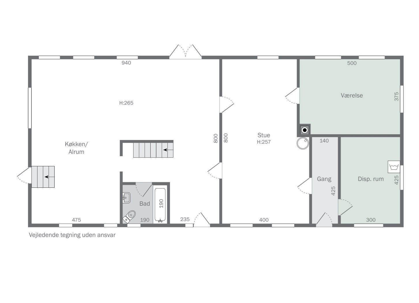 Plantegninger billede af Lunden 1, Everdrup, 4733 Tappernøje