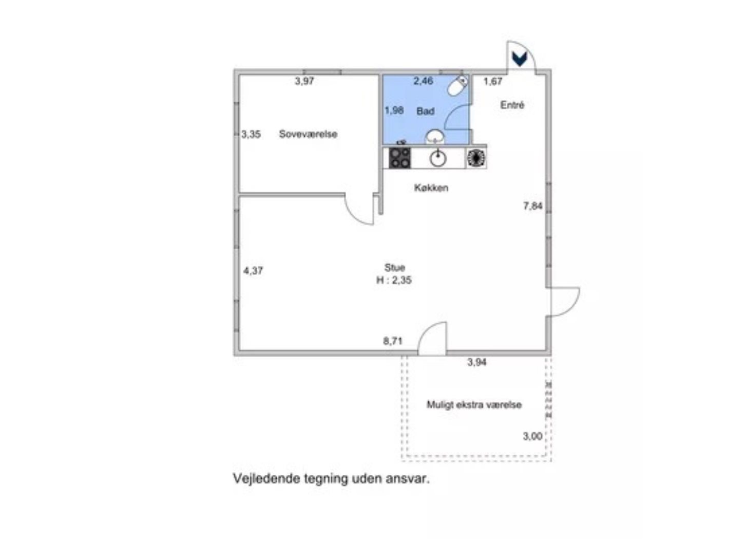 Fremhævet  billede i fuldskærmstilstand. Billede af Lunden 1, Everdrup, 4733 Tappernøje