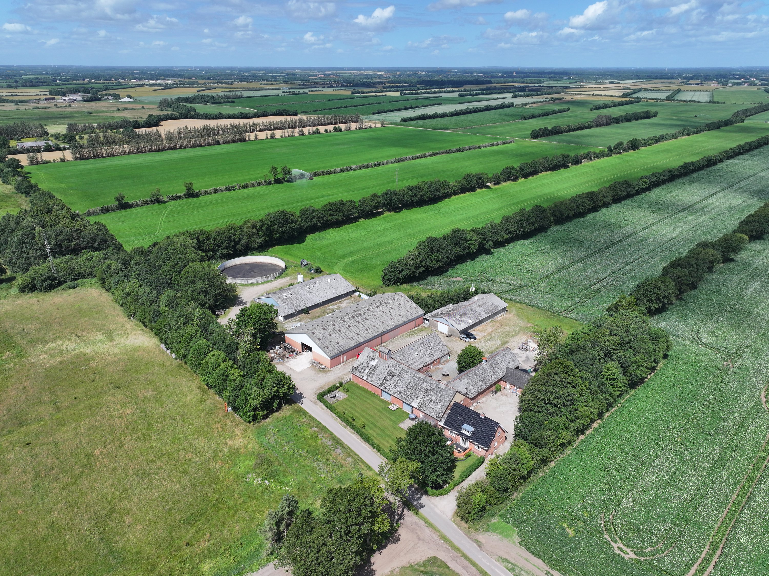 Fremhævet luftfoto stadevej 19 billede i fuldskærmstilstand. Billede af Åbølvej 16, 6372 Bylderup-Bov